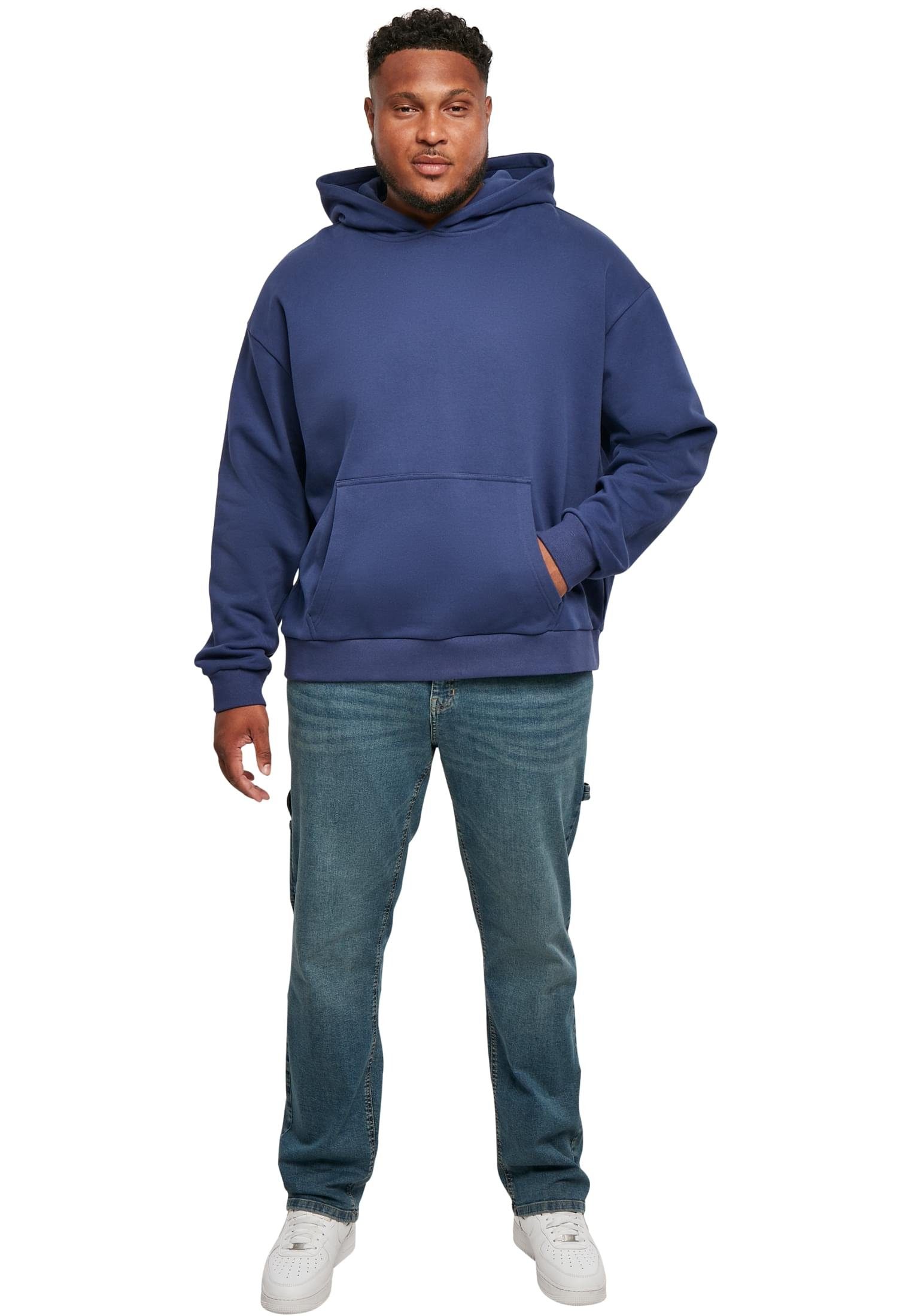 URBAN CLASSICS Sweater Heavy Herren Ultra spaceblue Hoody (1-tlg)