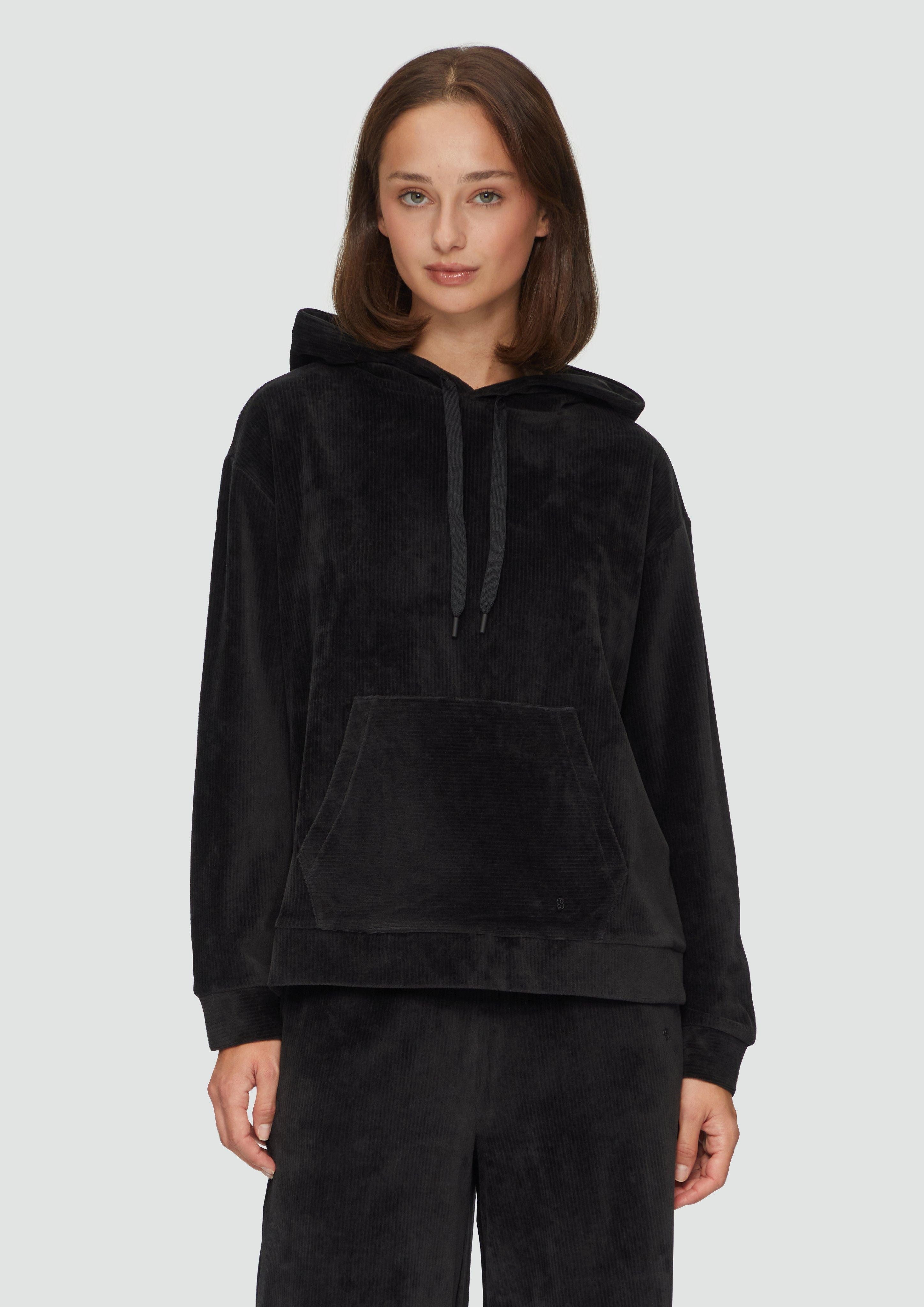 s.Oliver Sweatshirt Kapuzen-Sweatshirt mit Cord-Struktur günstig online kaufen