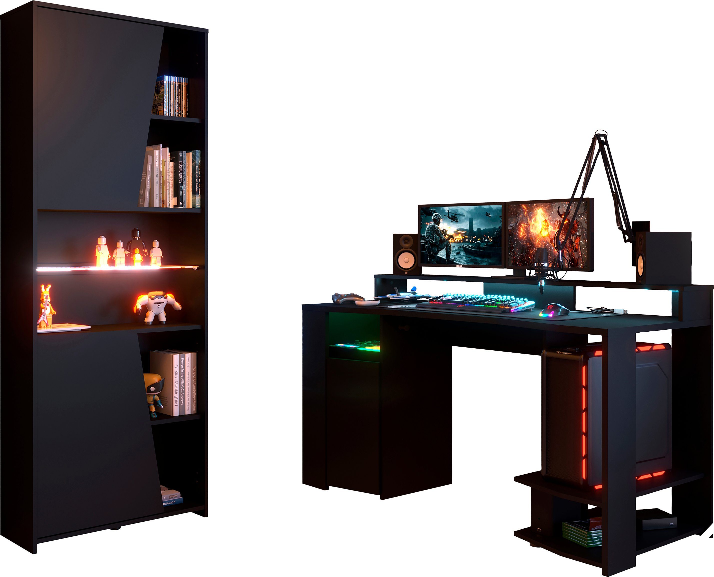 Parisot Jugendzimmer-Set Gaming - Set, (2-St), Gaming-Set