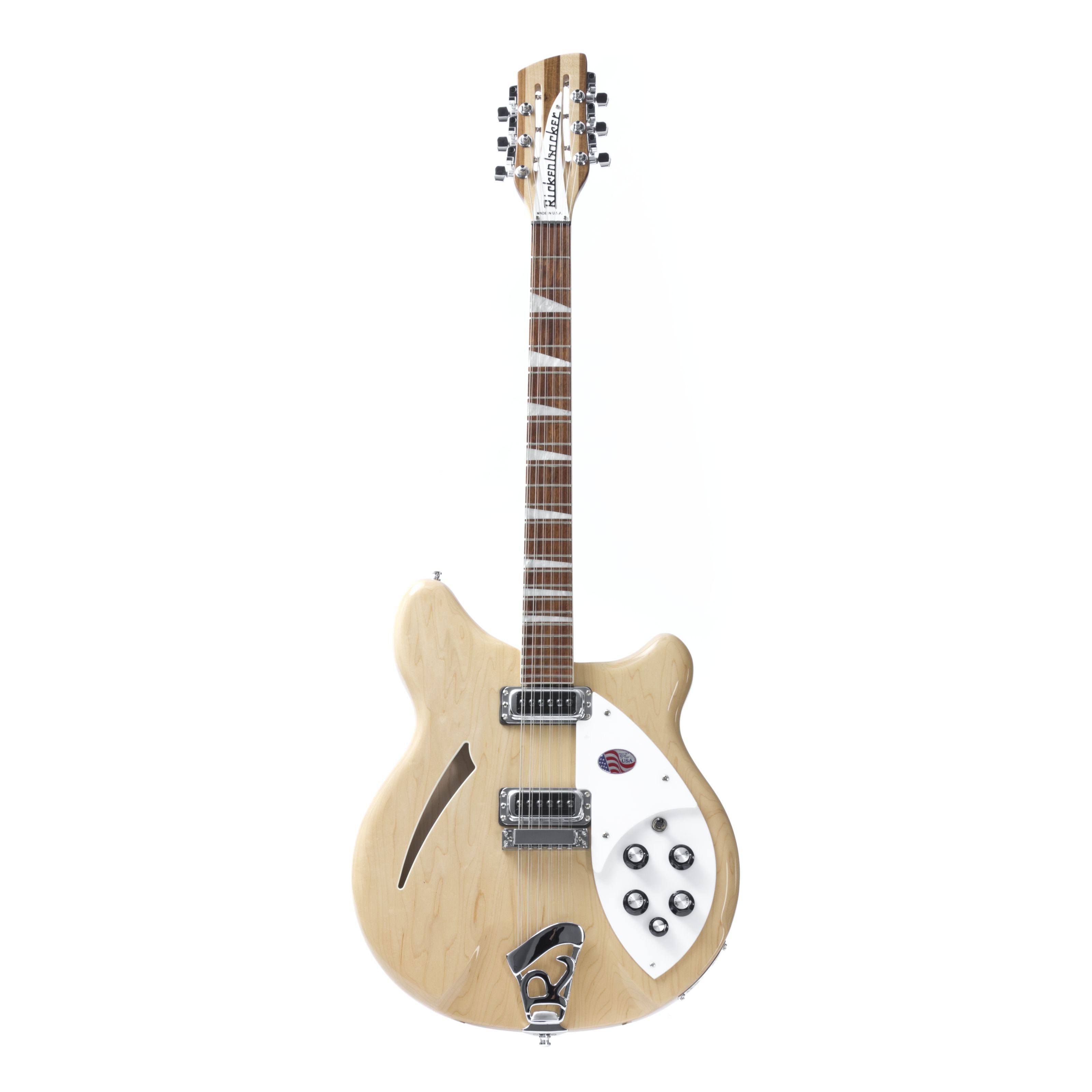 Rickenbacker Halbakustik-Gitarre, Halb-Akustik Gitarren, Custom-Shop, 360/12 Deluxe 12-String MG Mapleglo - Halbakustik Custom Gitarre