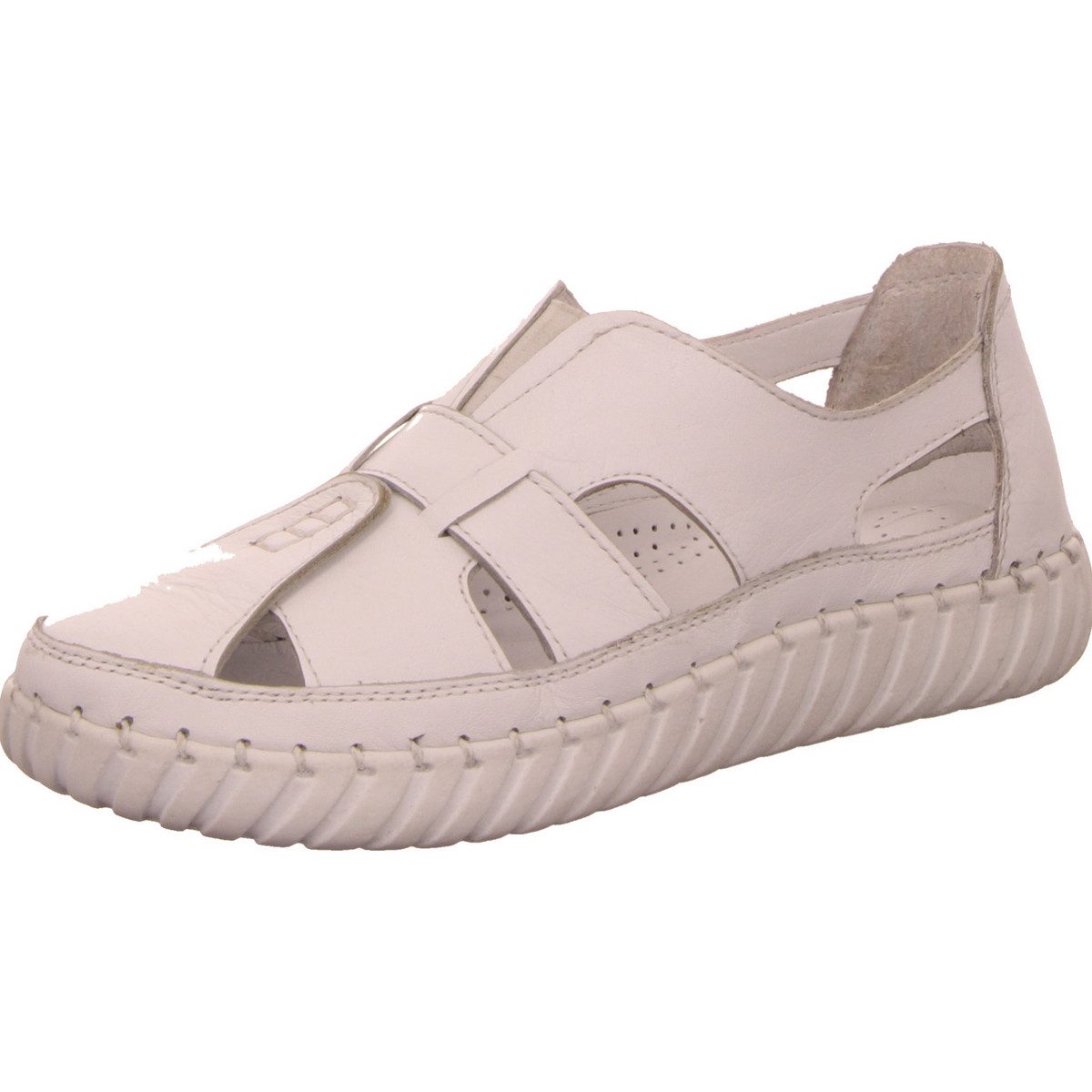 Sportliche Slipper für Damen in weiß Slipper