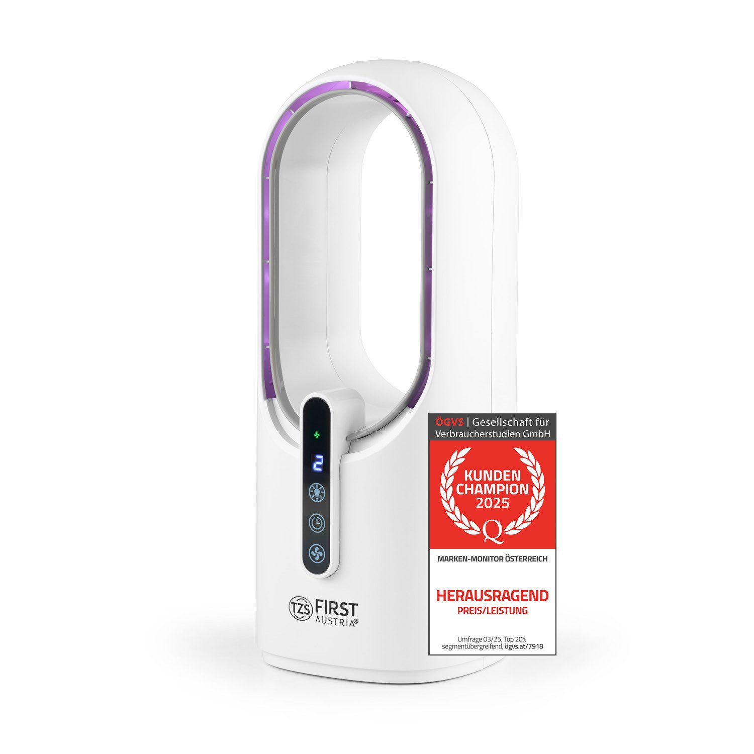 TZS FIRST AUSTRIA Akku-Standventilator Akku-Mini-Tischventilator mit günstig online kaufen