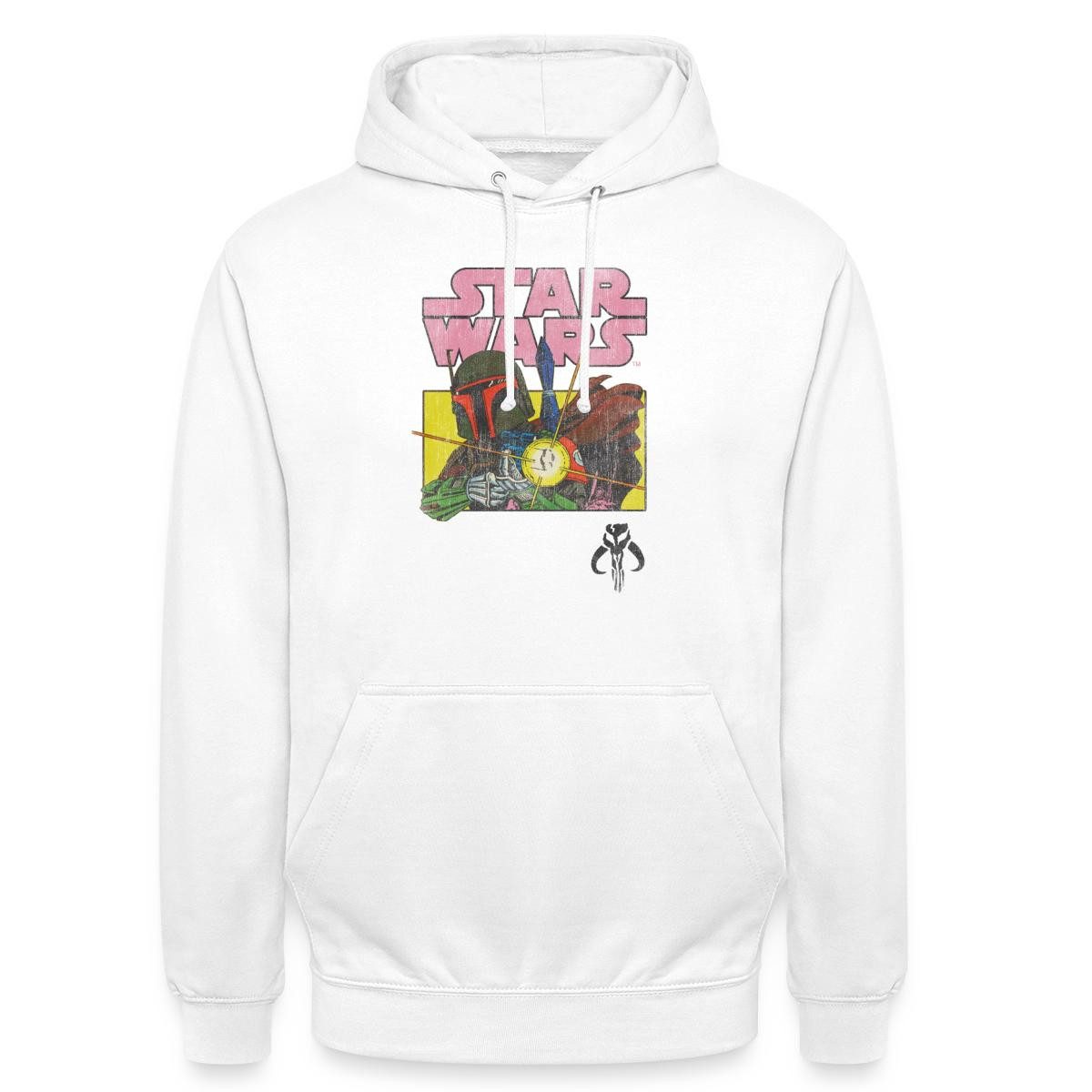 Hoodie Star Wars: Mandalorian Retro Mandalorianer Unisex Hoodie