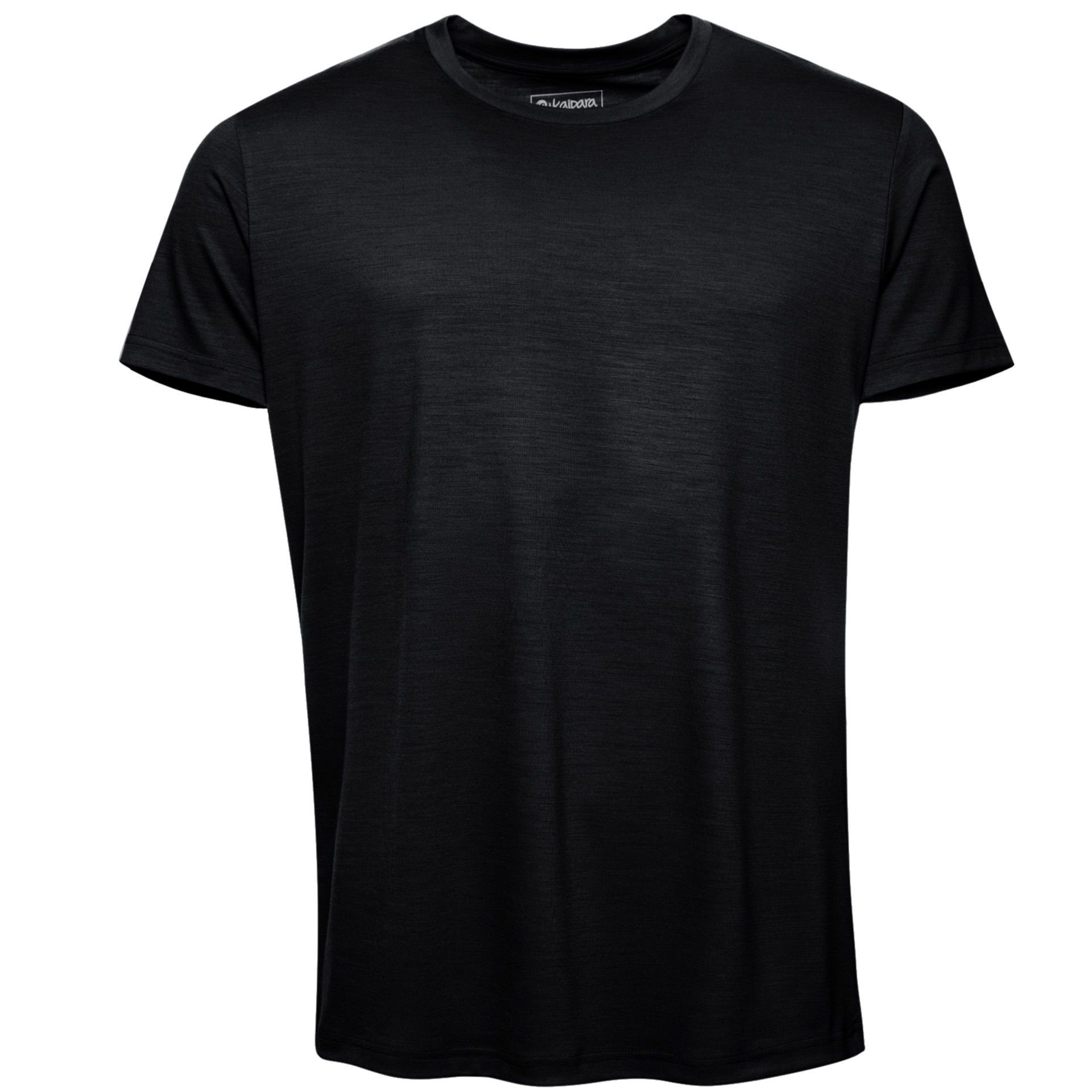 Merinowolle (1-St) - T-Shirt 200 Herren Kurzarm Made Merino Merino Sportswear Kaipara Regular aus Unterhemd reiner in Black Germany URBAN