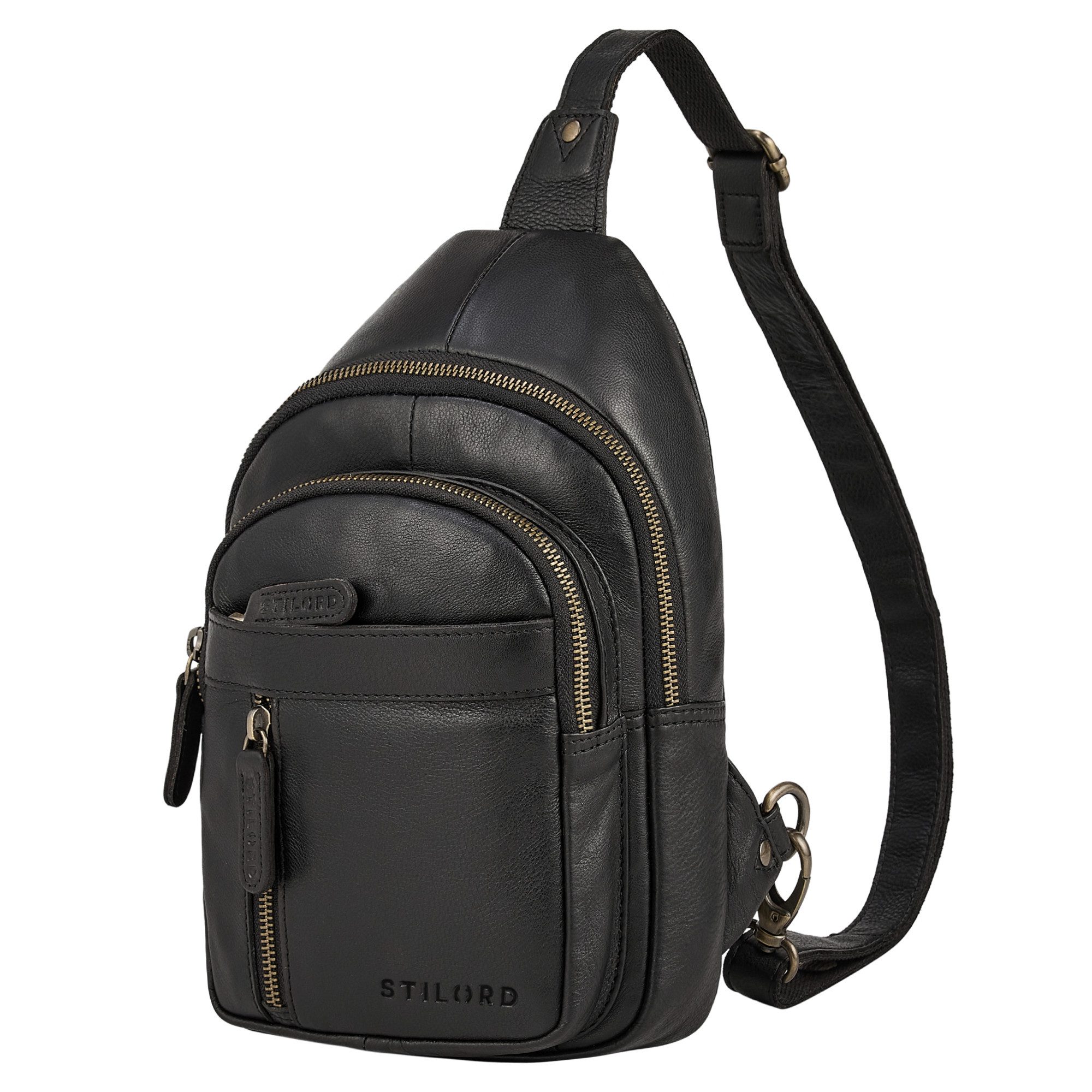 STILORD Handtasche "Montego" 2-in-1 Sling Bag aus Echtleder für Herren günstig online kaufen