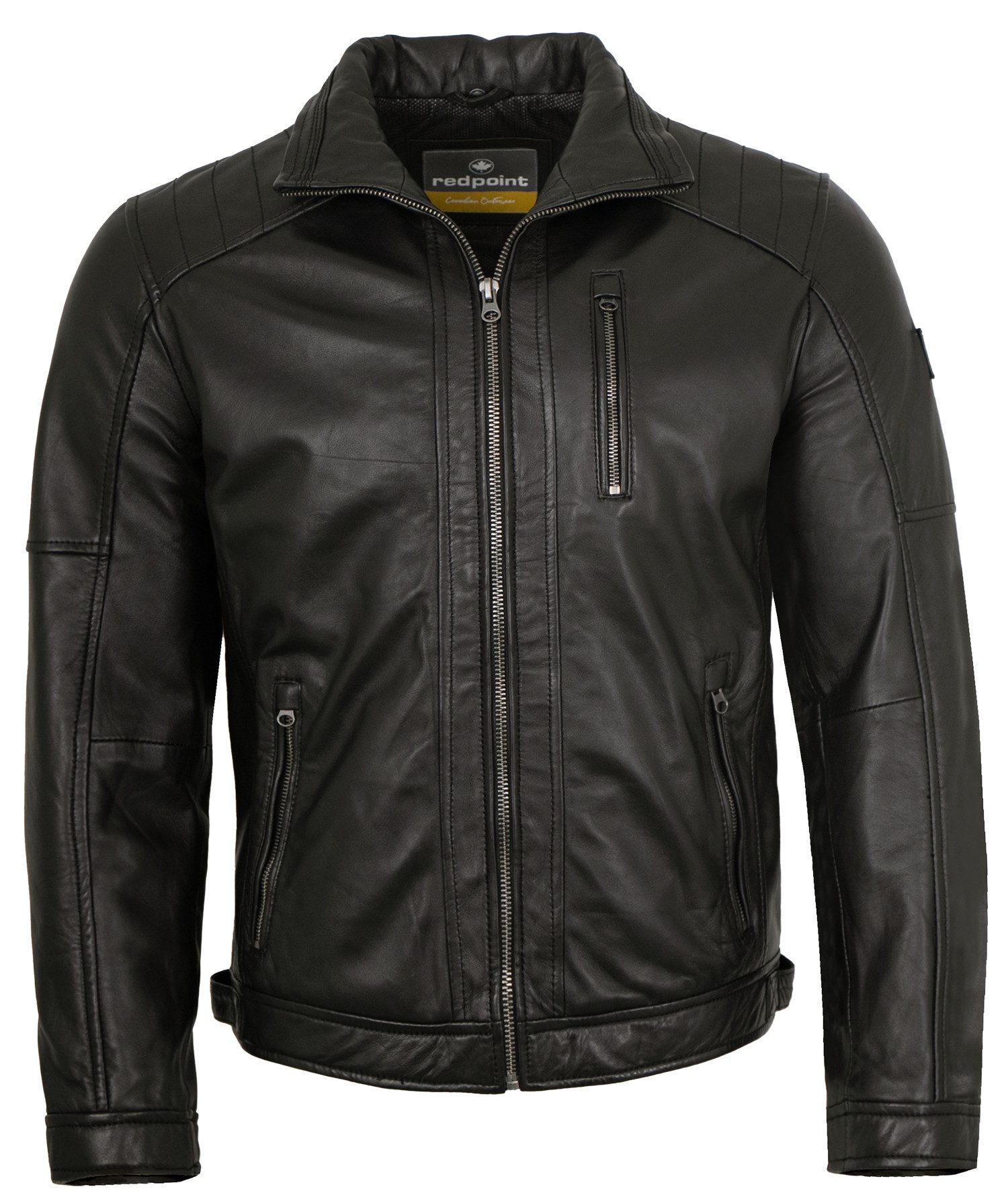 Redpoint Lederjacke Perth/M Redpoint - Herren Lederjacke Lammnappa schwarz günstig online kaufen