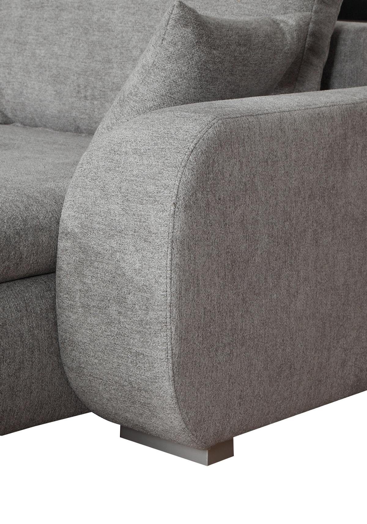 Polster Form Stoffsofa Couch Sofa Wohnlandschaft, JVmoebel Europe L Sofa in Made