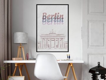 Artgeist Poster Berlin in Watercolours
