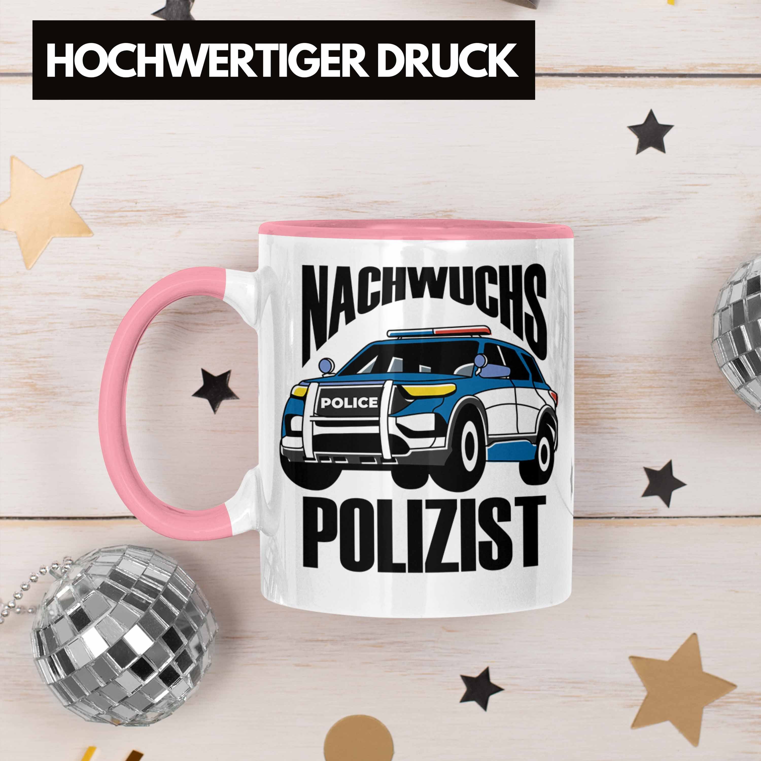 - Sch Jungs Tasse Rosa für Geschenk "Nachwuchs Trendation Polizist" Tasse kleine Einschulung