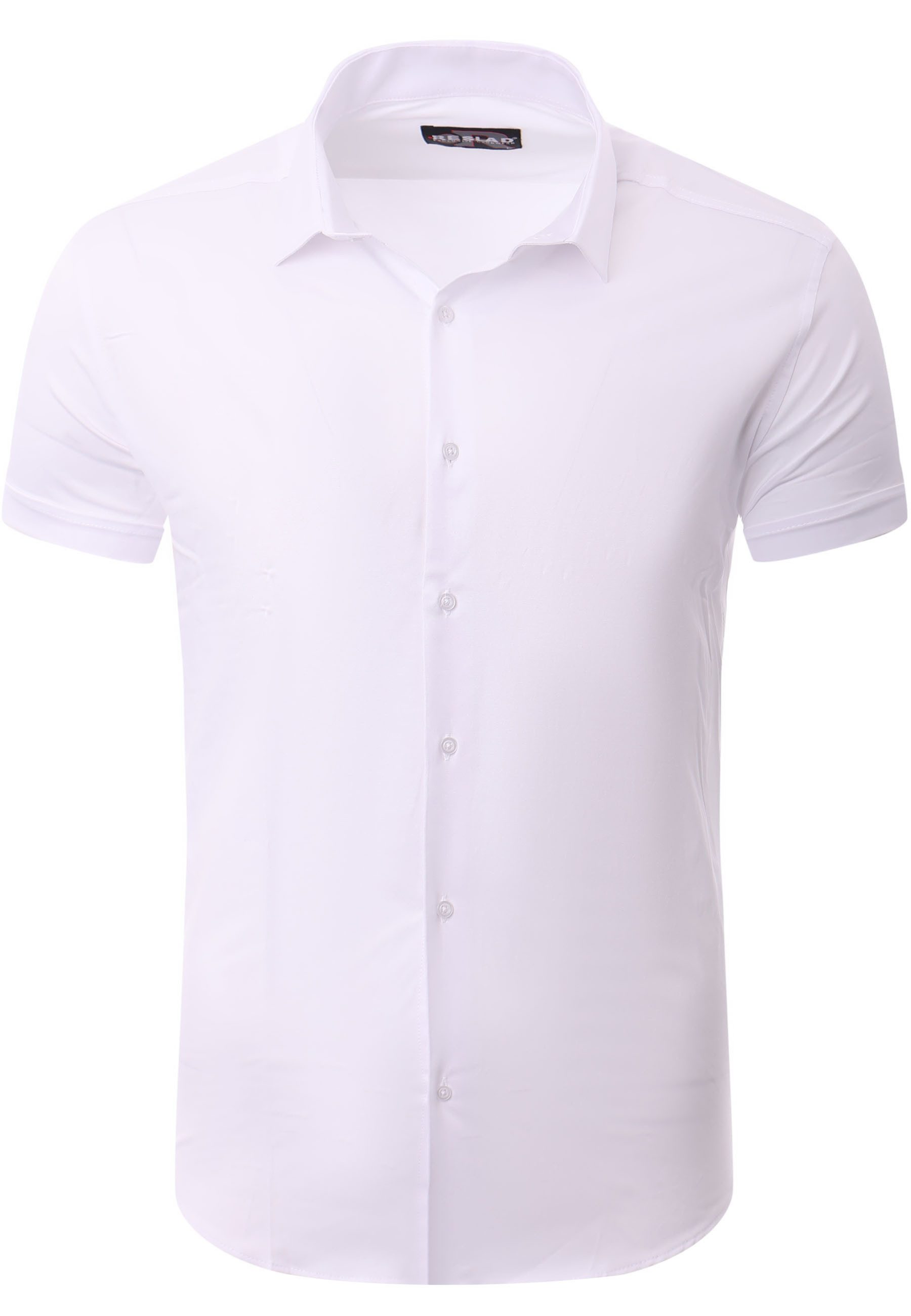 Reslad Kurzarmhemd Reslad Hemd Herren Kurzarm Einfarbig RS-7025 (Kurzarmhem günstig online kaufen