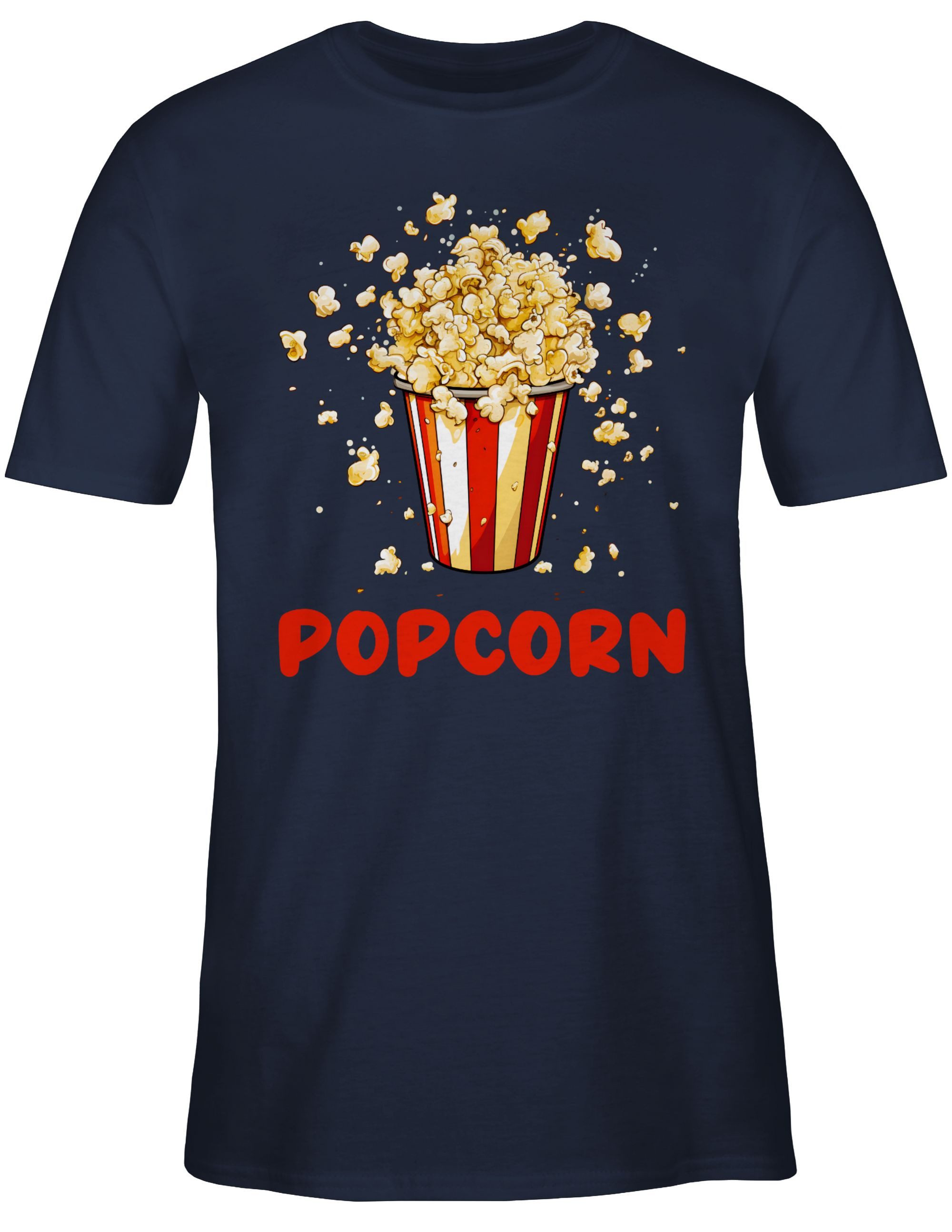 Shirtracer T-Shirt Popcorn Fan I Popcornverkleidung Karneval I Filmliebhaber Pop Corn I F Karneval & Fasching