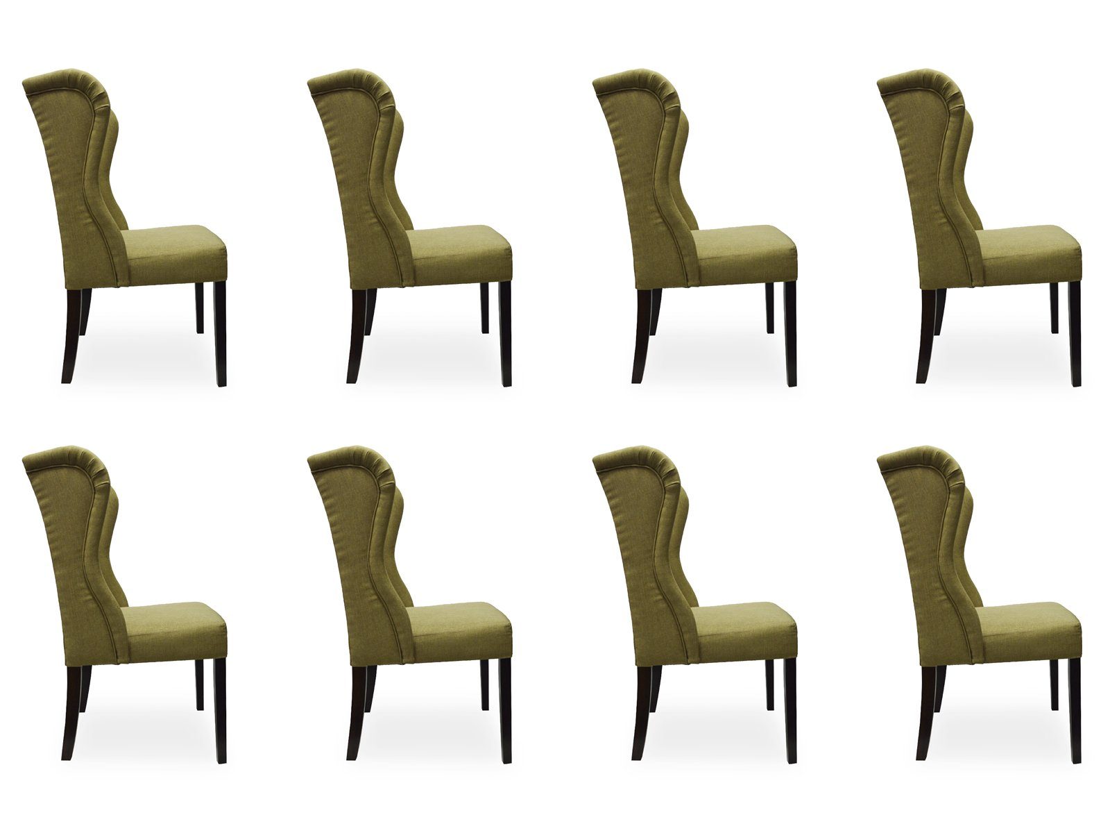 JVmoebel Stuhl, 8x Design Polster Sitz Stühle Stuhl Seht Garnitur Sessel Lounge Club Set Jack | Stühle