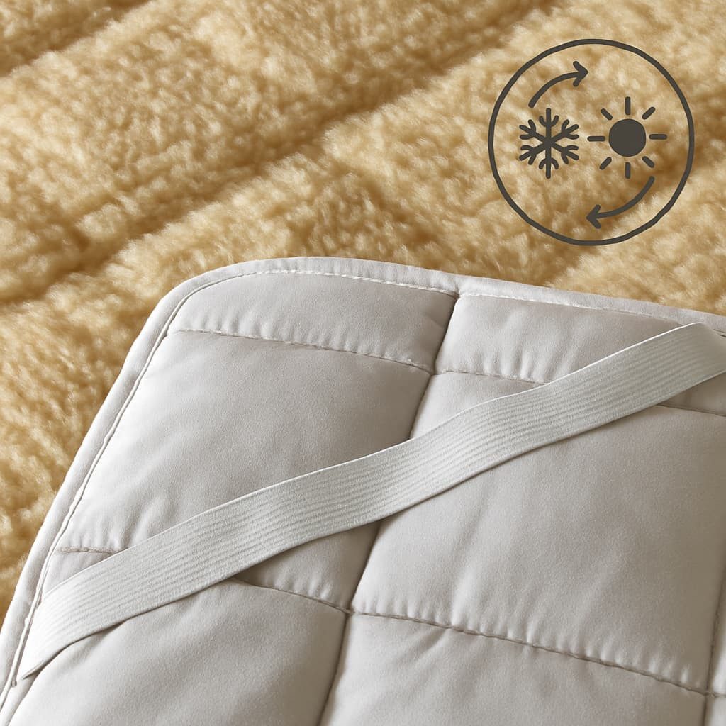 Matratzenauflage Nature Lammflor Unterbett Wende-Matratzenauflage TRAUMSCHL günstig online kaufen