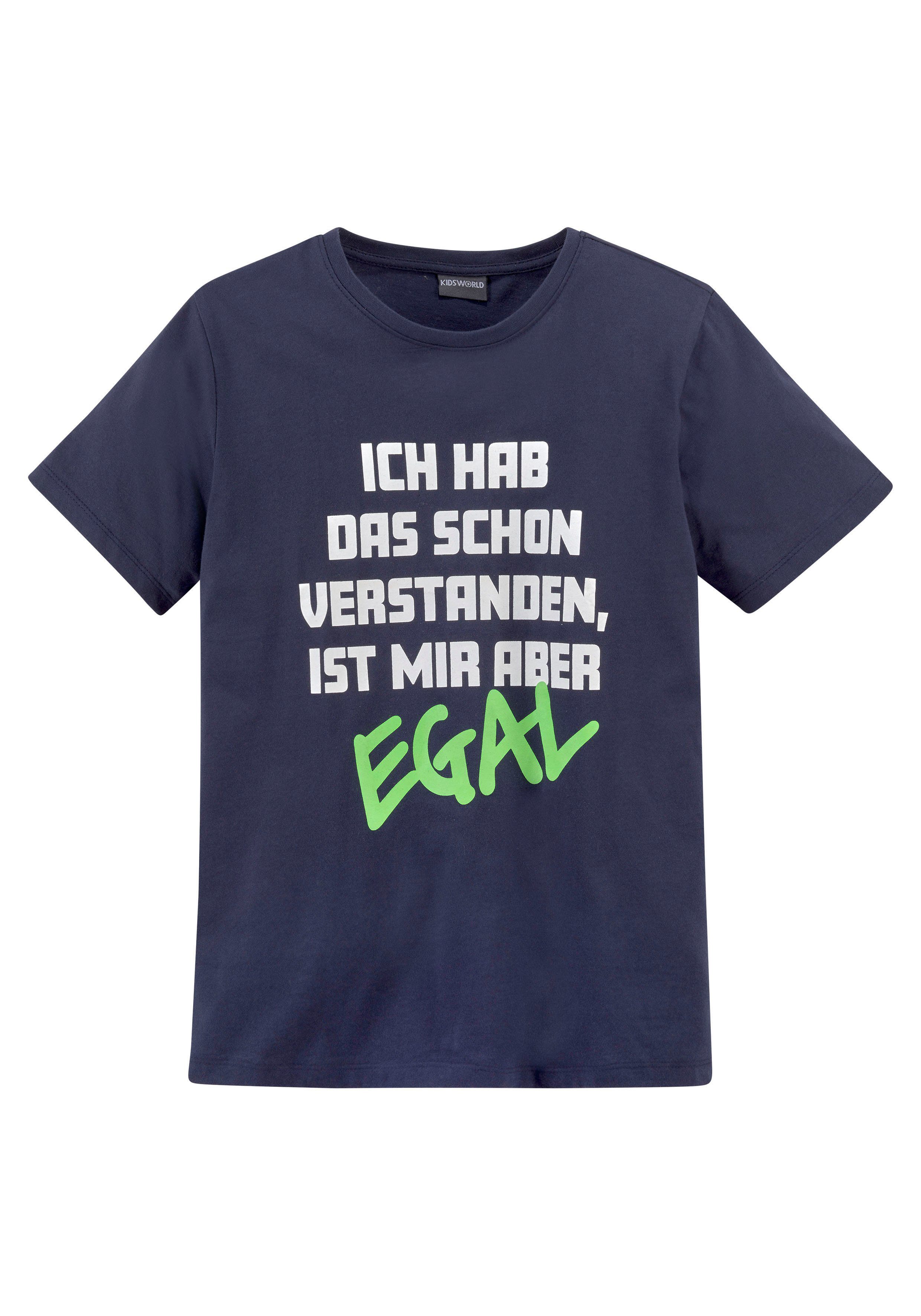 ICH SCHON DAS T-Shirt Spruch KIDSWORLD HAB VERSTANDEN...,