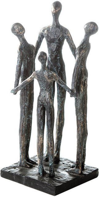 Casablanca by Gilde Dekofigur »Skulptur Group« (1 Stück), Dekoobjekt, Höhe 30 cm, mit Spruchanhänger, Wohnzimmer-Otto