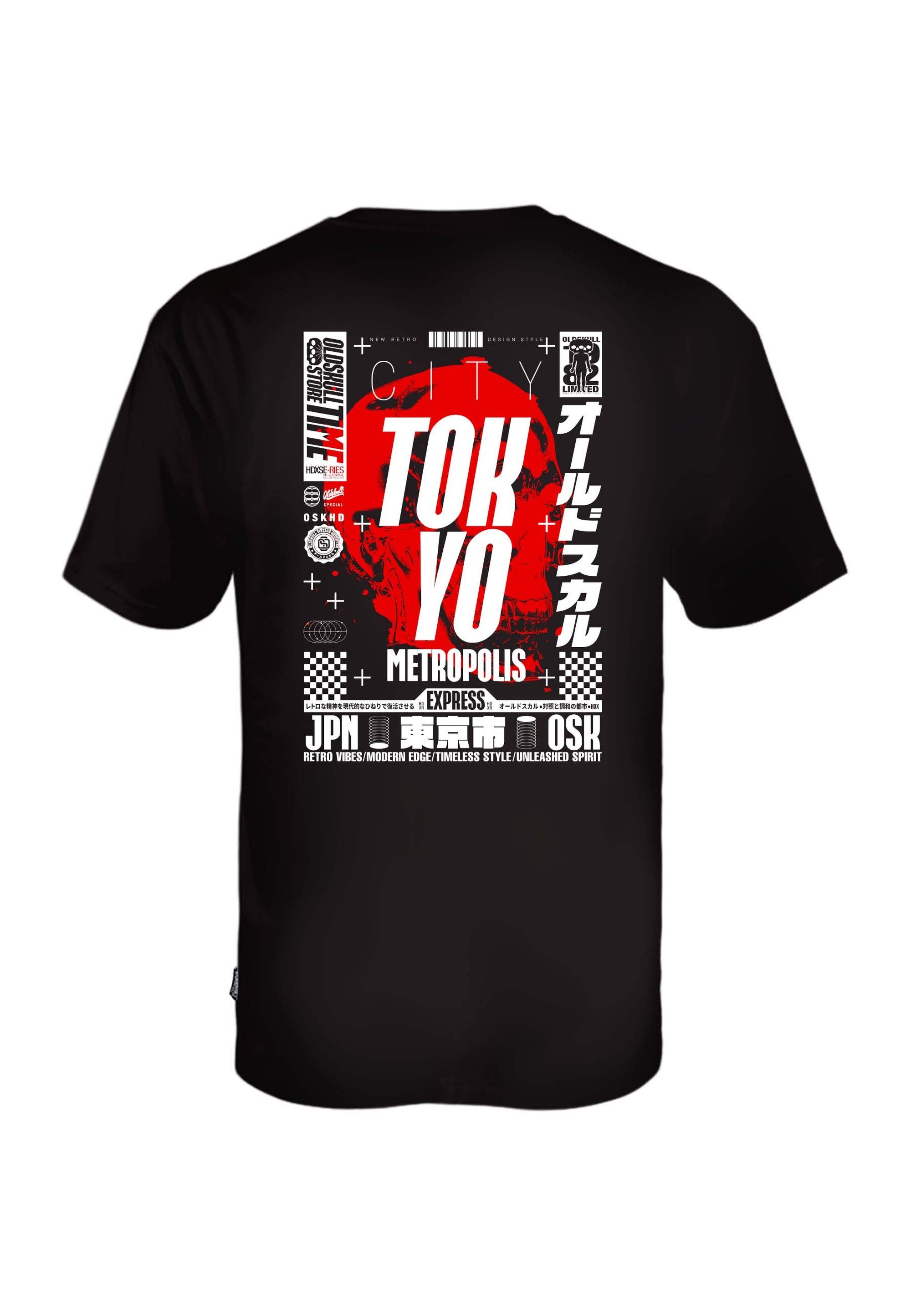 Oldskull T-Shirt ASIAN METROPOLIS SKULL GRAPHIC günstig online kaufen