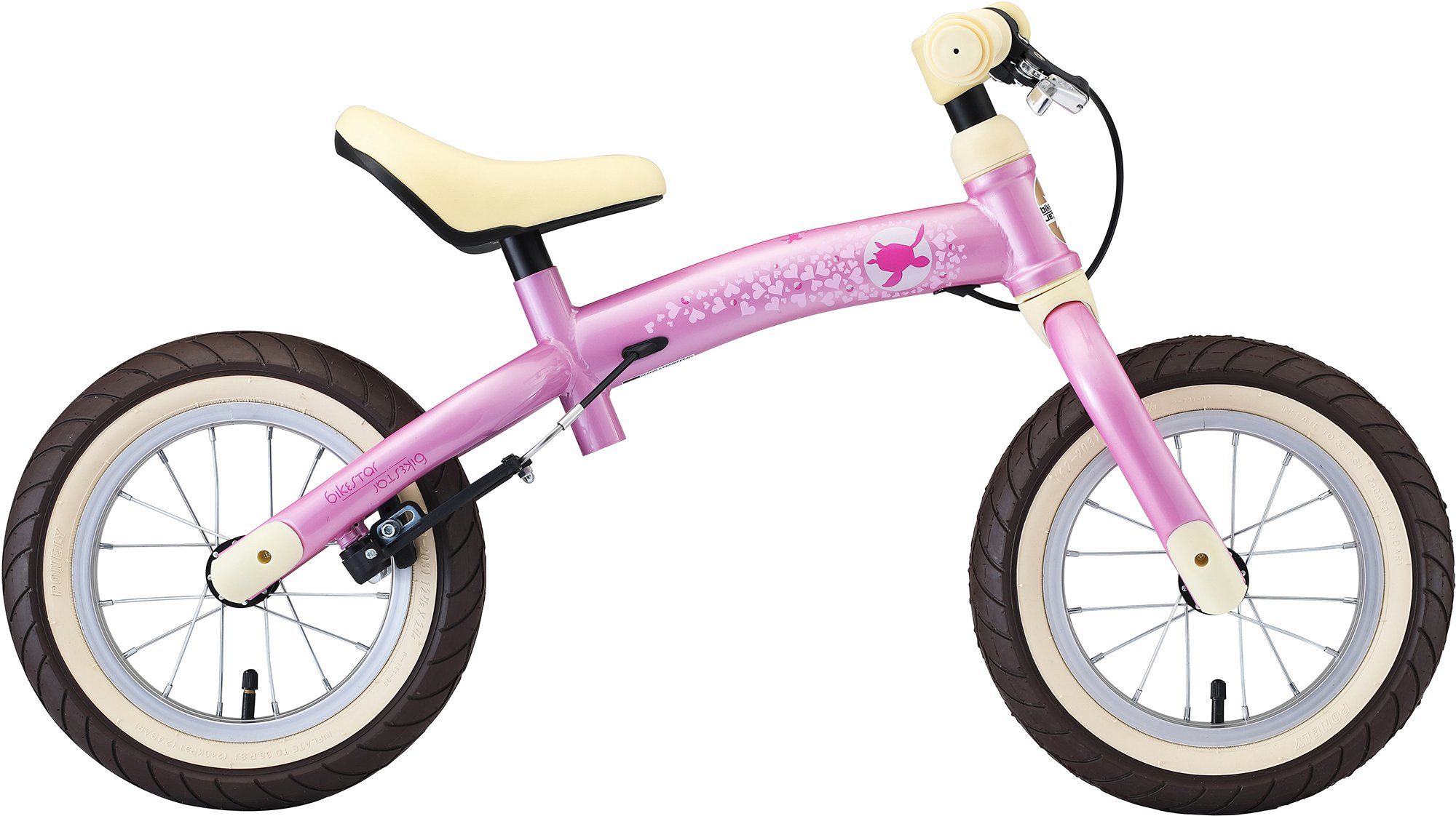 Bikestar Laufrad Flex 12 Zoll pink