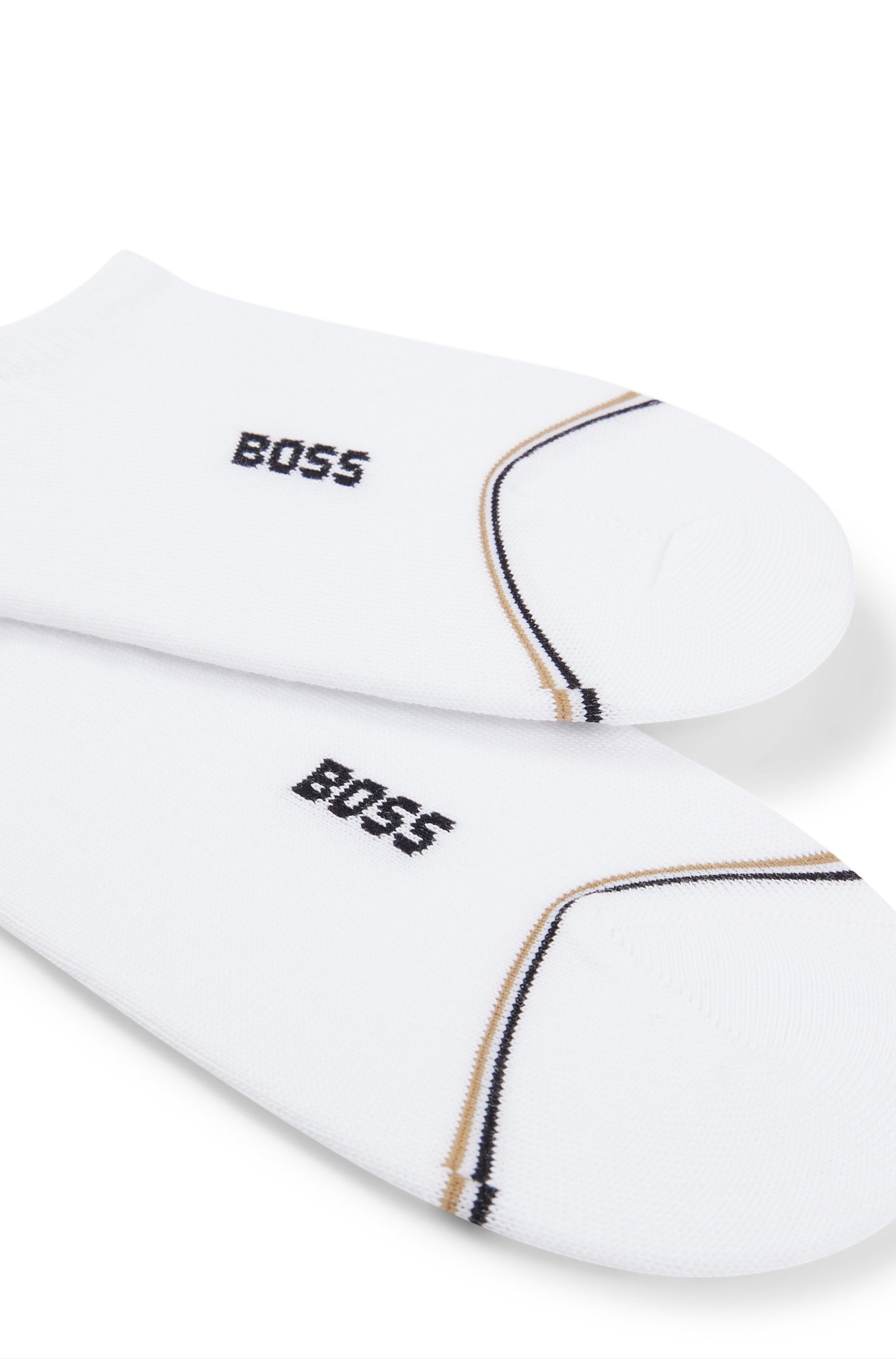 BOSS Businesssocken 2P LC Iconic CC W (Packung, 2-Paar, 2er Pack) mit BOSS Stickerei