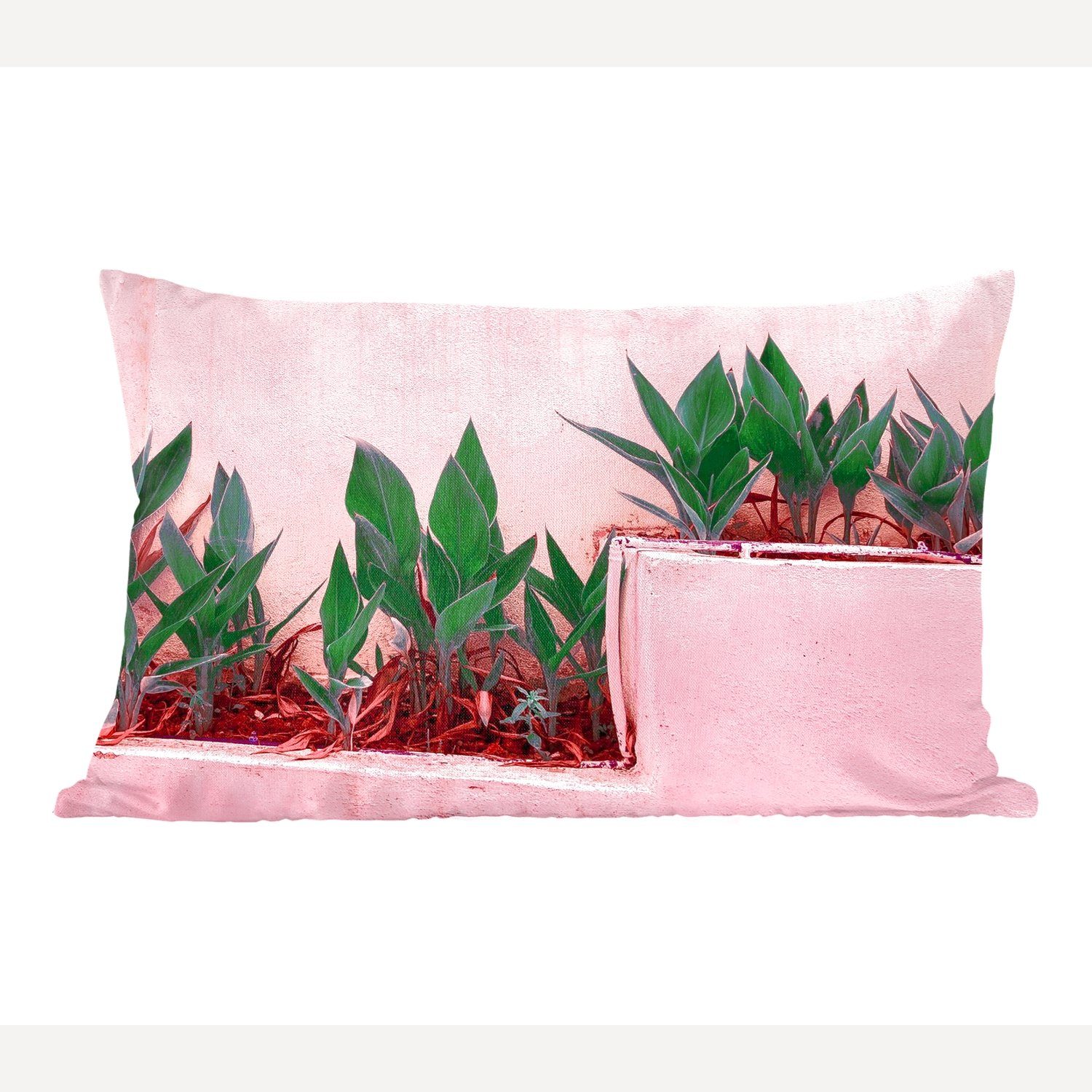 MuchoWow Dekokissen Pflanzen - Sommer - Farbe, Wohzimmer Dekoration, Zierkissen, Dekokissen mit Füllung, Schlafzimmer