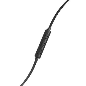 Hama Kopfhörer "Advance", Earbuds, Mikrofon, Flachbandkabel in Ear In-Ear-Kopfhörer