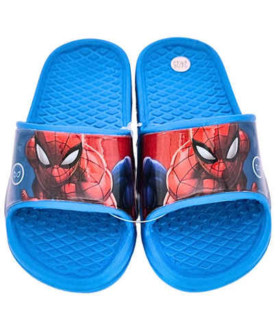 Spiderman Marvel Badeschuh (2-tlg) Jungen Schlappen Größe 24 - 31