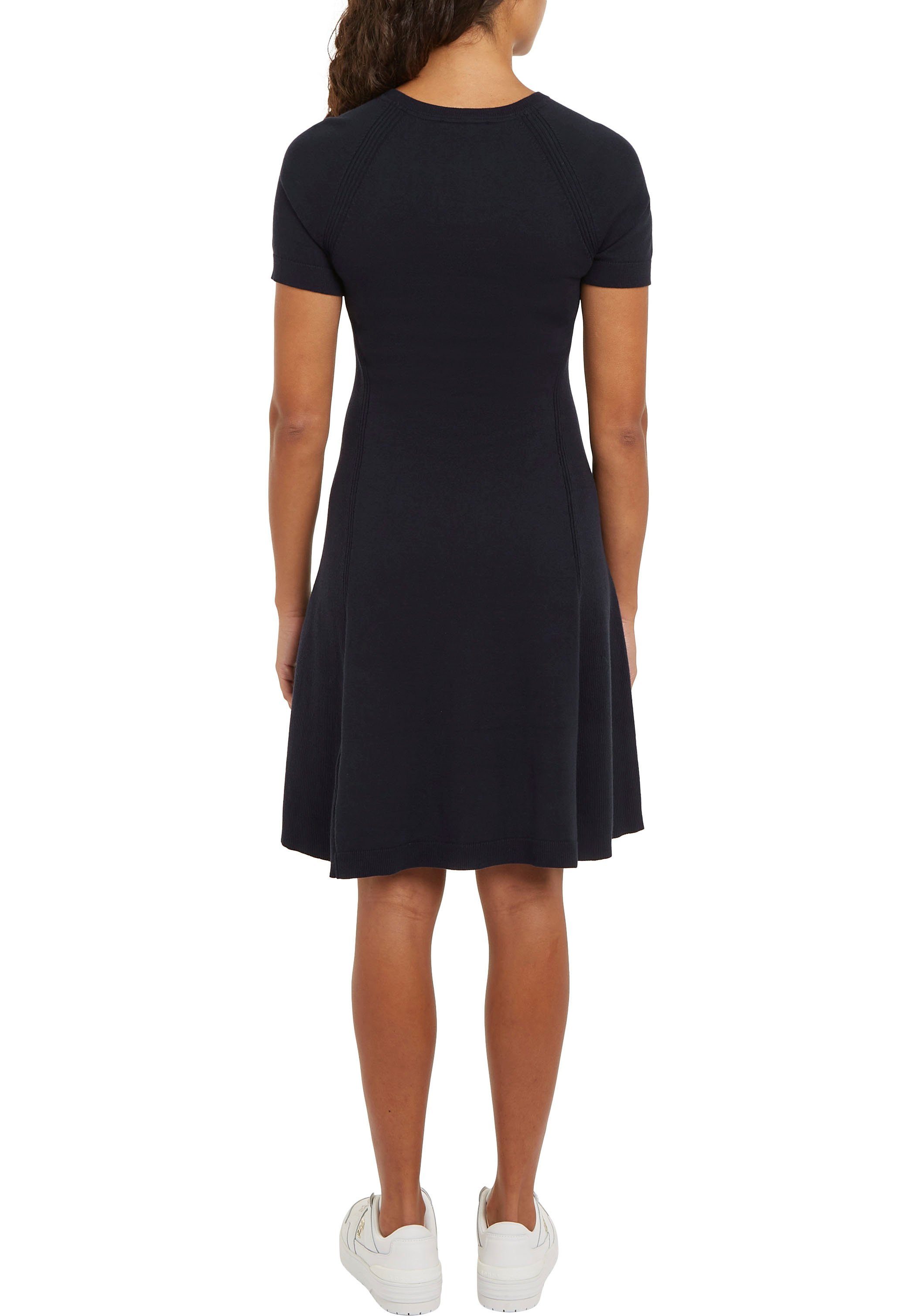Tommy Hilfiger Jerseykleid CO JERSEY STITCH F&F DRESS mit Logostickerei auf der Brust