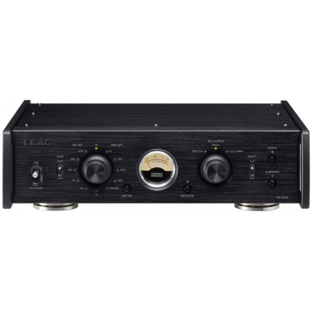 TEAC Teac PE-505 Phono-Vorverstärker schwarz für HiFi-Systeme. Vorverstärker
