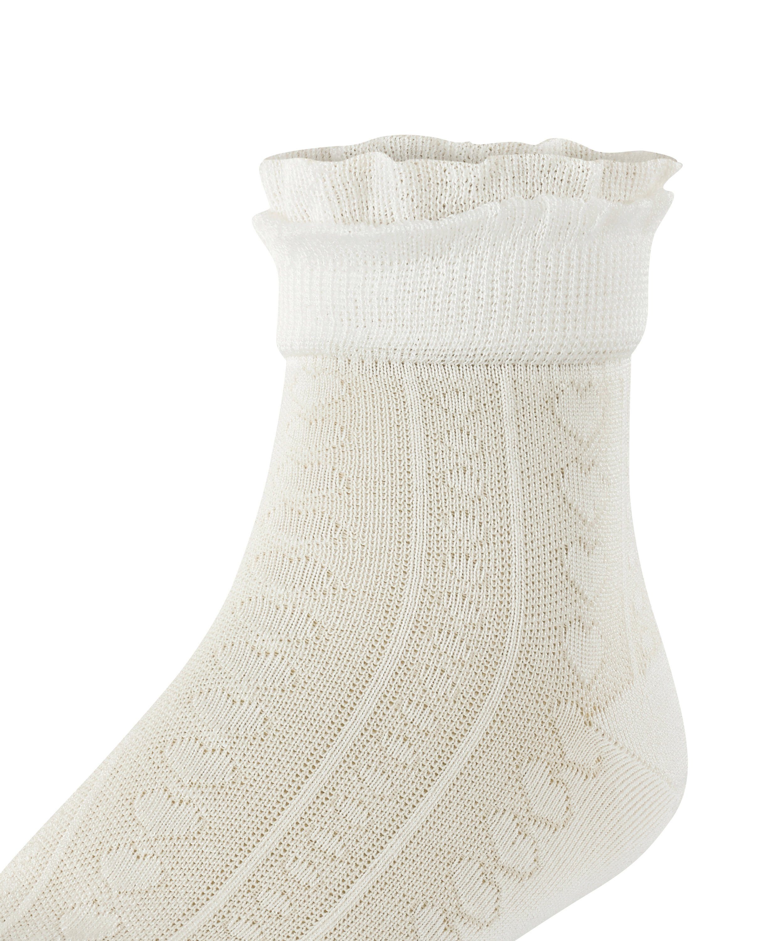 (2040) (1-Paar) Socken off-white Romantic Net FALKE