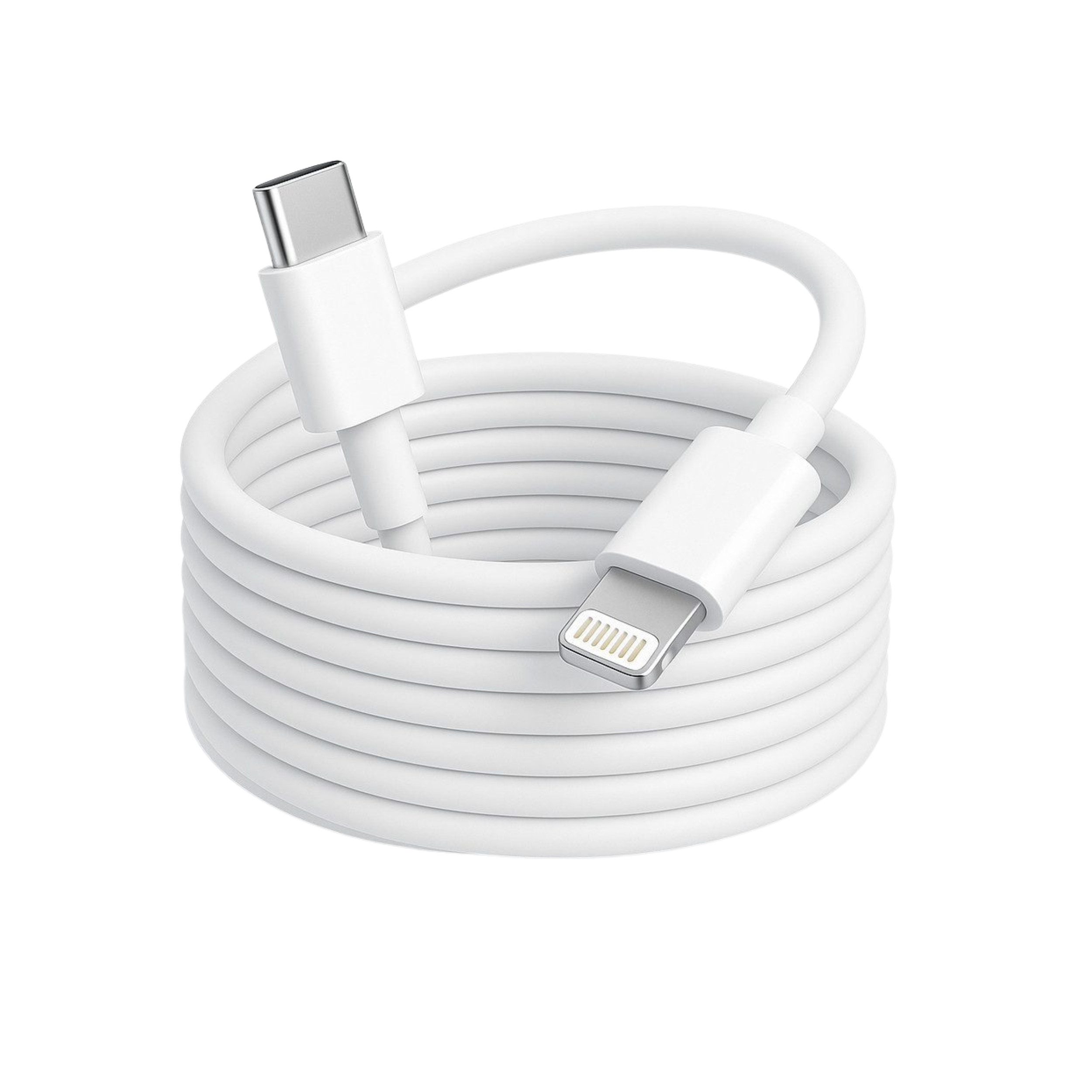PlugUp iPhone Lightning Ladekabel USB-C für iPhone 11 12 13 14 Pro Max Plus Lightningkabel, USB-C, Lightning, USB Typ C (200 cm), Lightning Ladekabel für iPhone 8 X XS XR 11 12 13 14 Pro Max SE USB-C