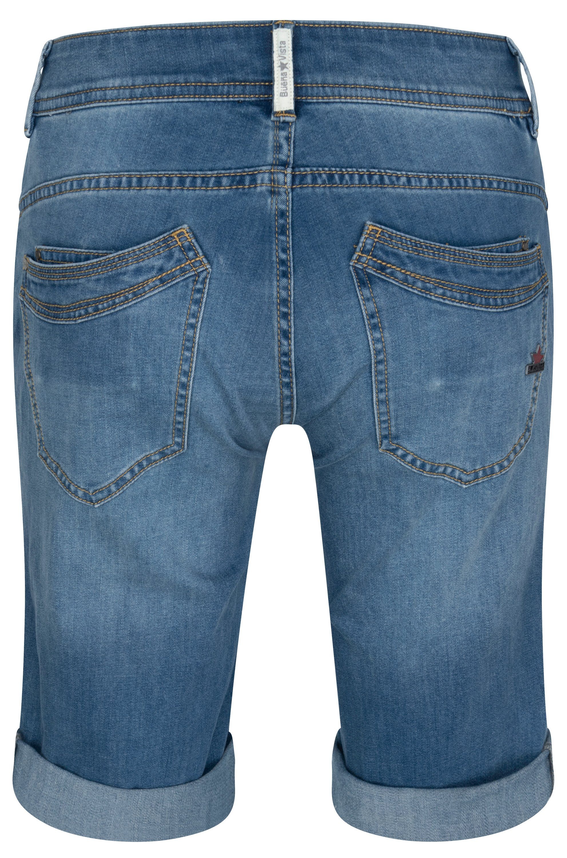 - BUENA Stretch VISTA 362.8018 B5025 MALIBU Vista blue Stretch-Jeans spring Buena 888 SHORT