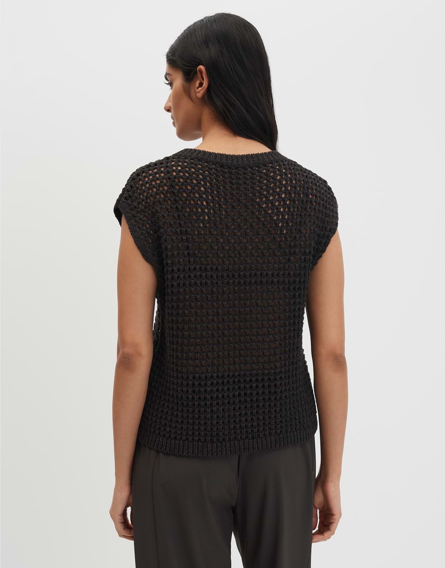 someday Strickpullover Tarisela aus Strick mit Häkelstruktur Mit Lochmuster und transparenter Optik für Sommerlooks