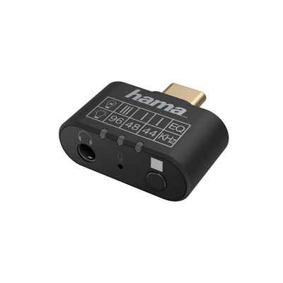 Hama Audio Adapter, USB-C Stecker, 3,5 mm Klinkenbuchse Audio-Adapter