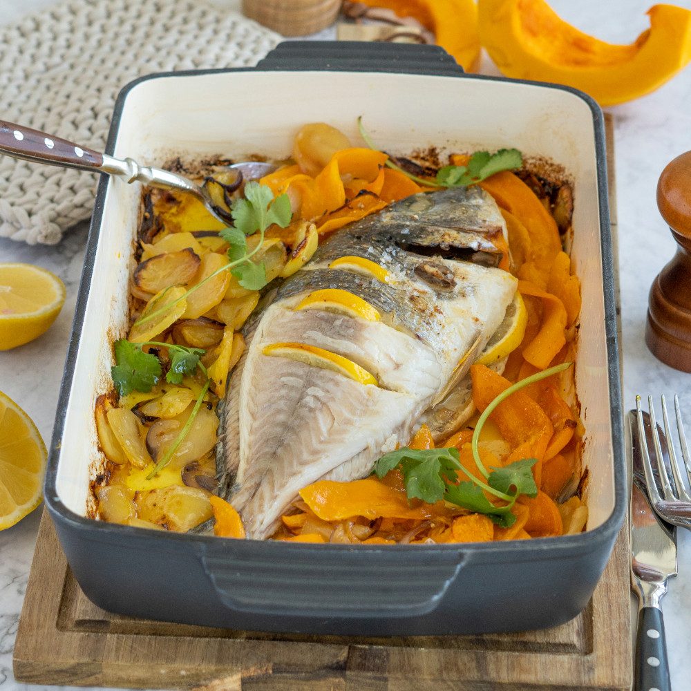 Mahlzeit Auflaufform Gusseisen Auflaufform eckig 3,8 Liter, Blue Berry, Induktion, Gusseisen