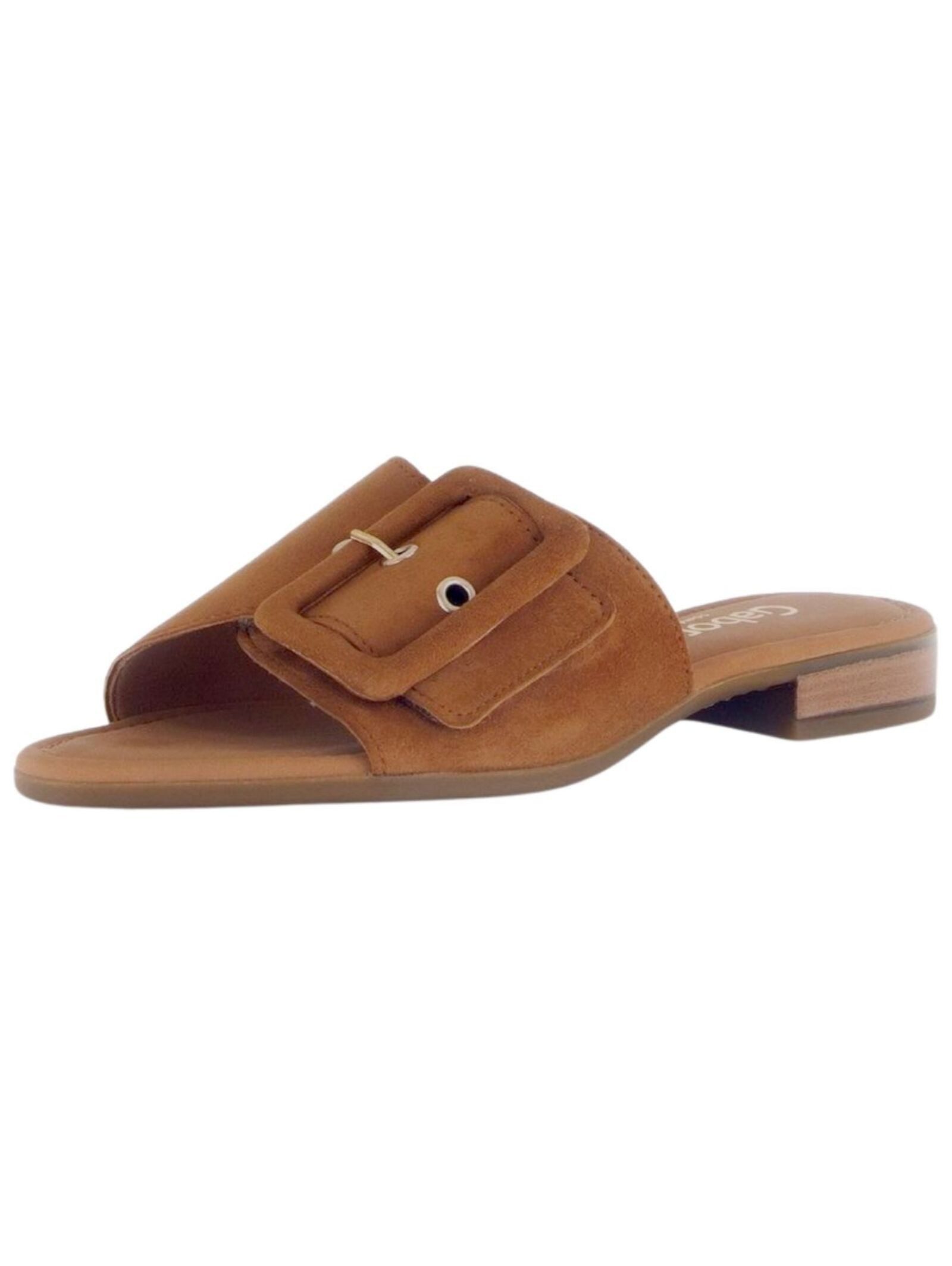 Gabor Pantoletten Veloursleder Pantolette günstig online kaufen