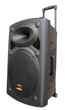 E-Lektron EL38-M mobile Soundanlage Party-Lautsprecher (Bluetooth, 450 W, Bluetooth 5.0 TWS, Talkover-Funktion, Echo-Effekt, Funkmikrofone)