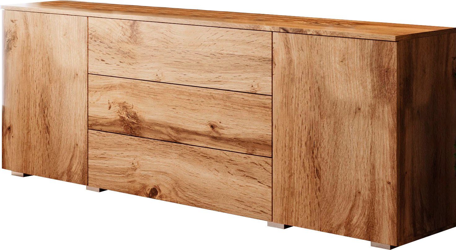 INOSIGN Sideboard PARIS (1 St), Moderne 150cm breite grifflose Kommode, vielseitig einsetzbar
