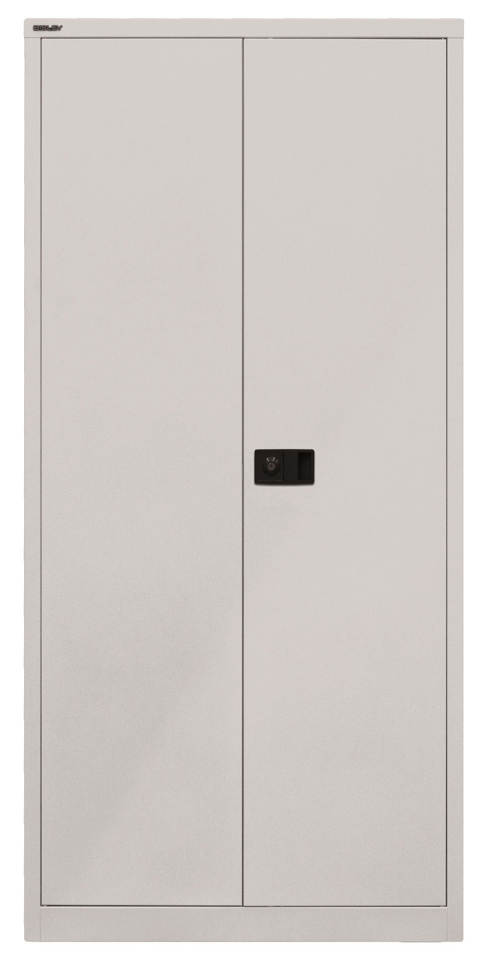 Bisley Aktenschrank Universal Flügeltürenschrank in Lichtgrau - Maße: H 196 x B 91 x T 40 cm