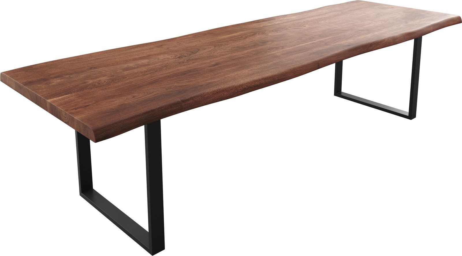 DELIFE Esstisch Edge, Akazie Braun 300x100 günstig online kaufen