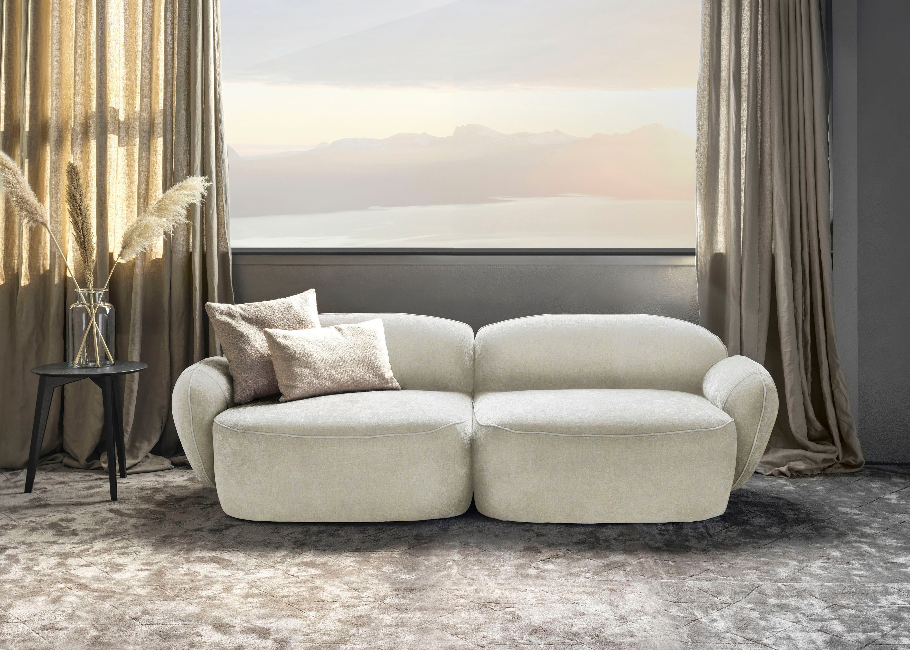 furninova im durch Design 2,5-Sitzer Bubble, komfortabel Memoryschaum, skandinavischen