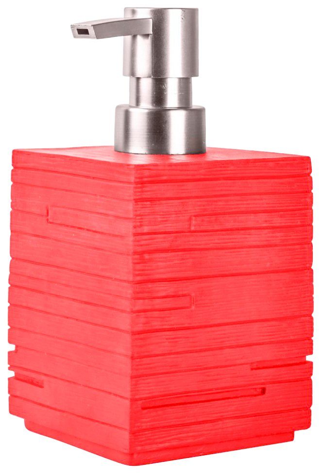 Sanilo Seifenspender Calero, mit stabiler und rostfreien Pumpe rot