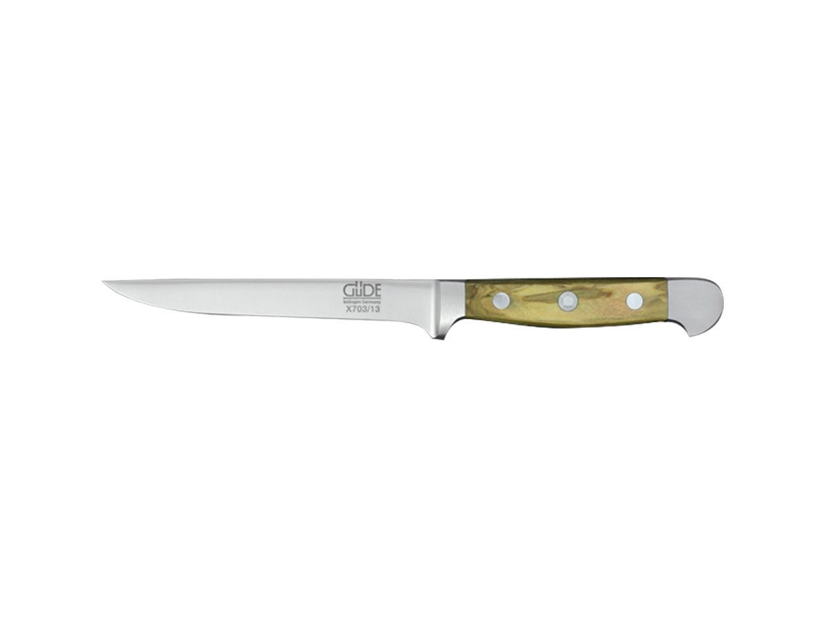 Güde Messer Solingen Kochmesser Güde Alpha Olive Ausbeinmesser, 13 cm Flex X703/13