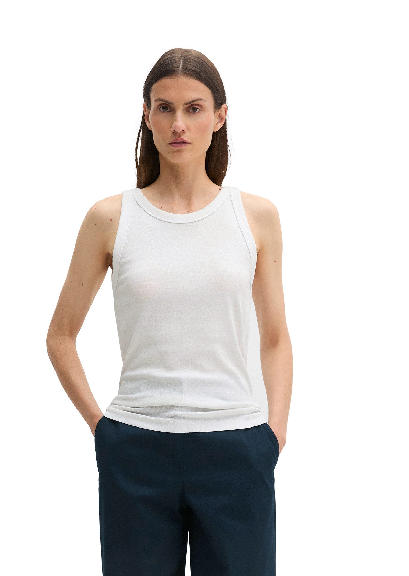 Marc O'Polo T-Shirt aus Rippjersey