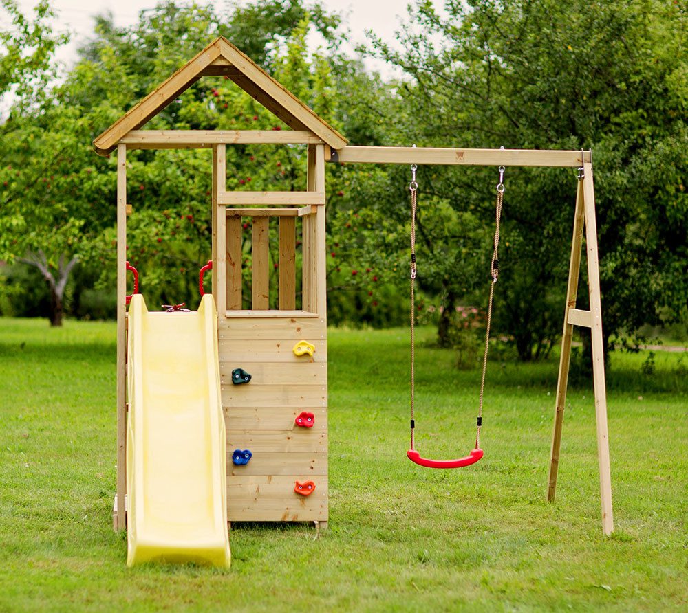Wendi Toys Klettergerüst Pelikan, (1-St), Für Kinder ab 4 Jahren, Traglast 100 KG, LxHxB 280x270x270cm