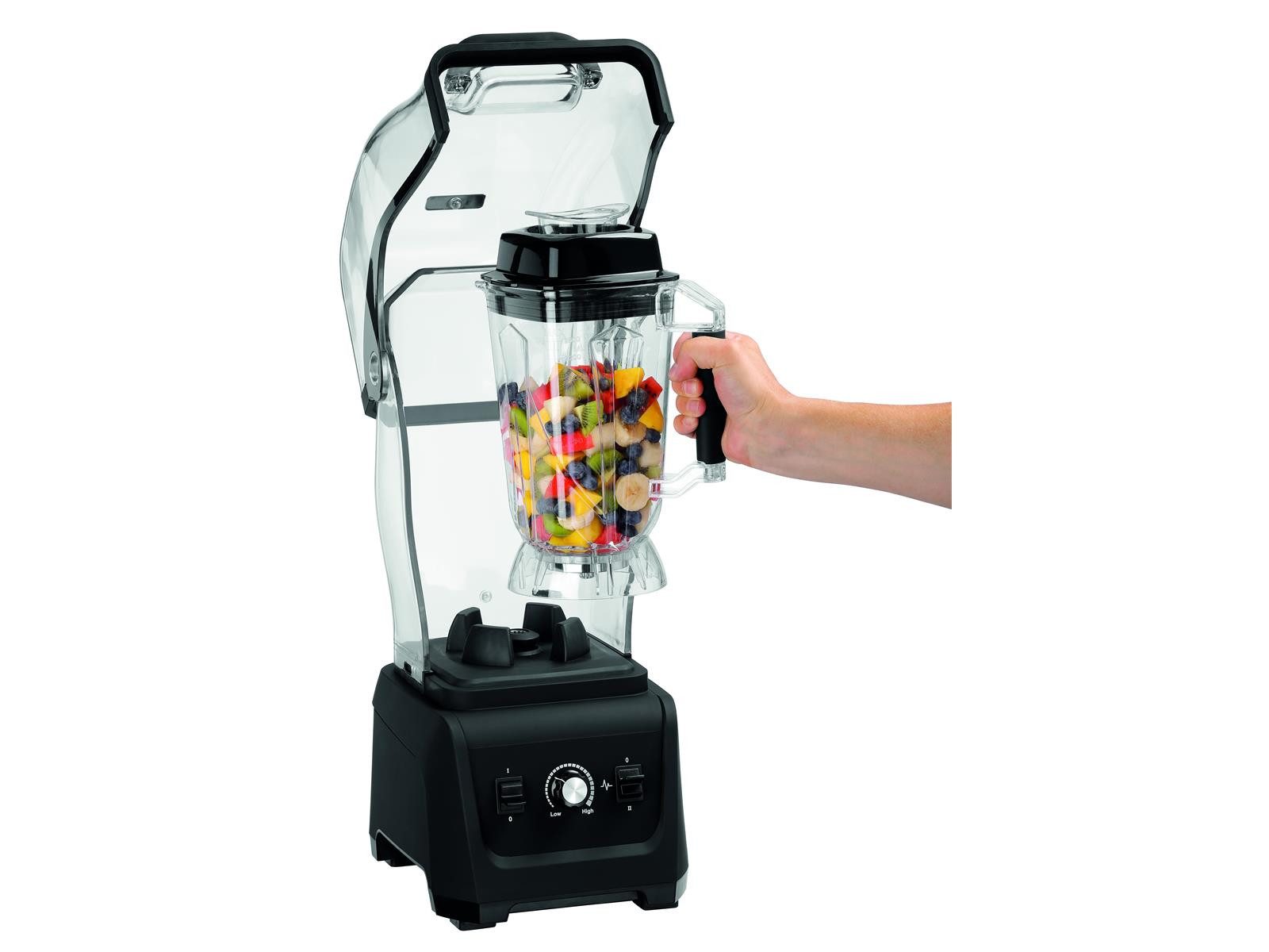 Bartscher Standmixer Blender PRO XTRA 2,5L, mit Lärmschutzhaube, 150182