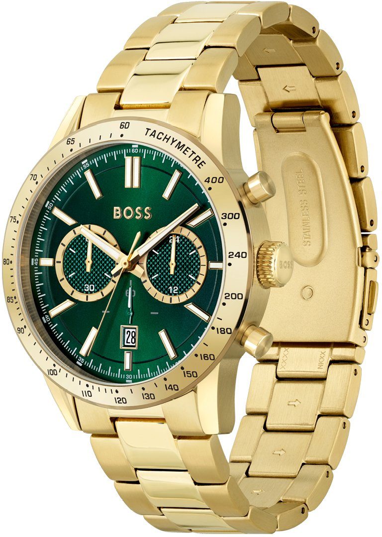 BOSS Chronograph ALLURE 1513923, Quarzuhr, Herrenuhr, Armbanduhr, Stoppfunk günstig online kaufen