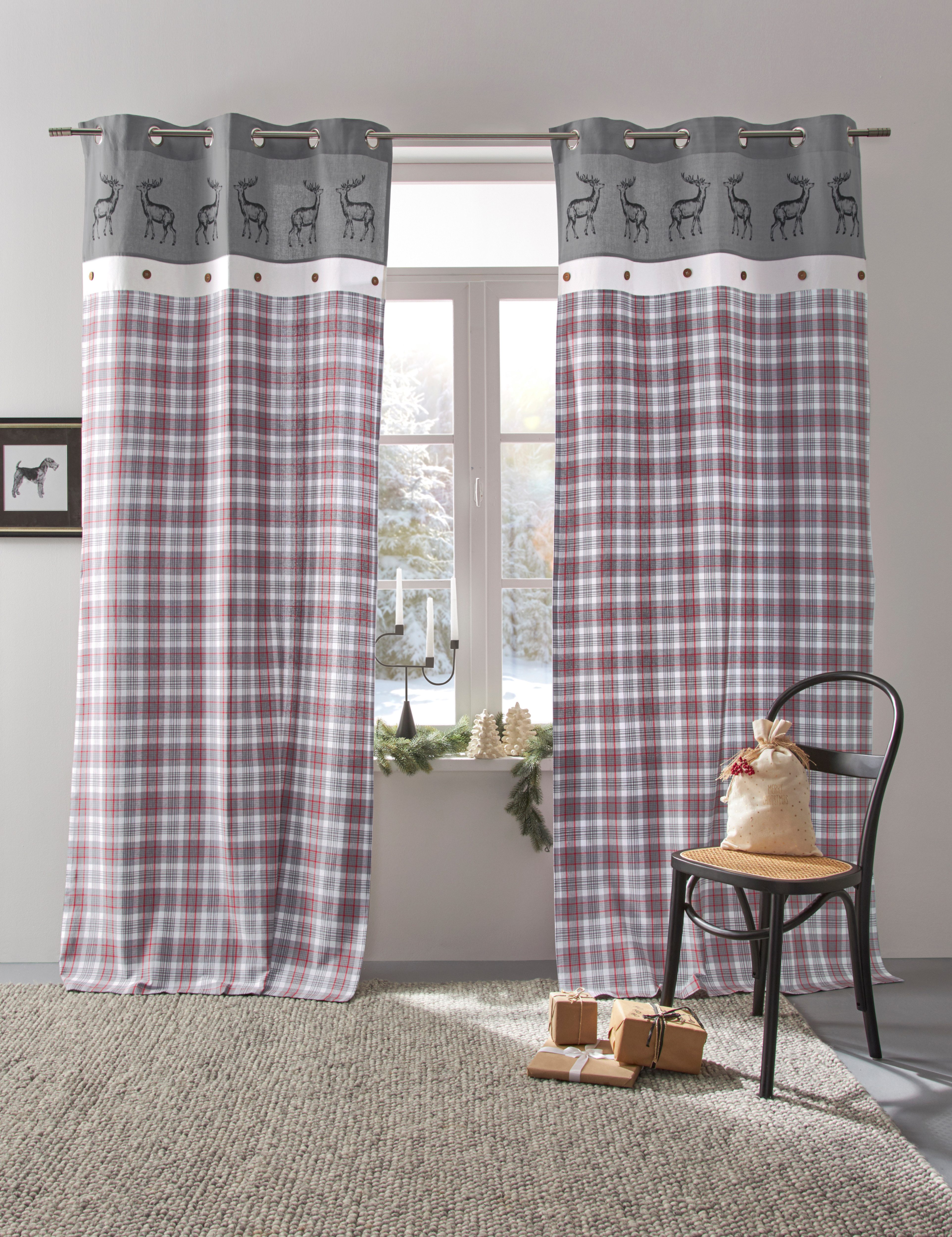 my home Gardine Merry, Ösen (1 günstig online kaufen