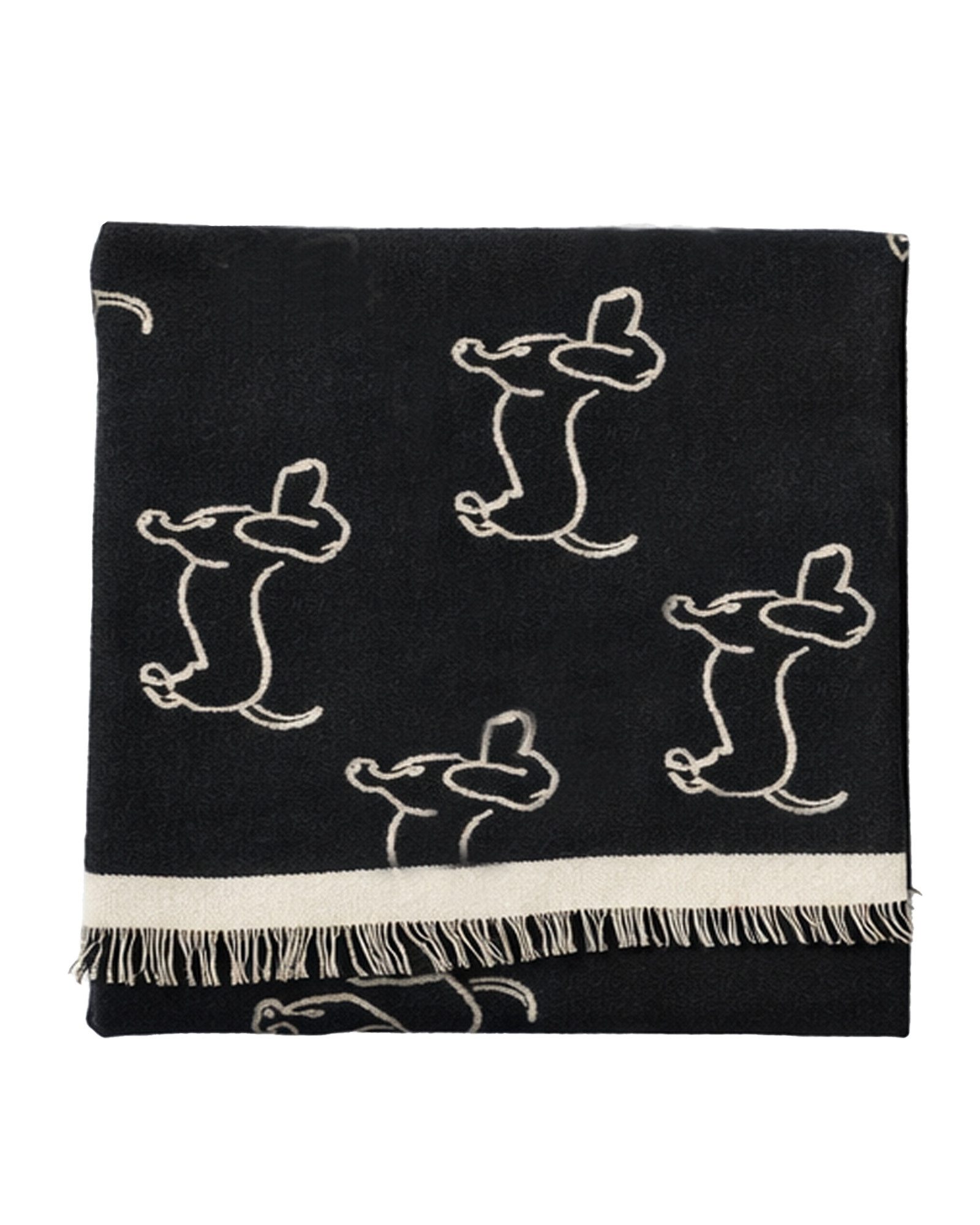 HomeOfSocks Modeschal Dackelschal Damen Herren 100% Viskose 180x85cm ASHINDIA, Weich