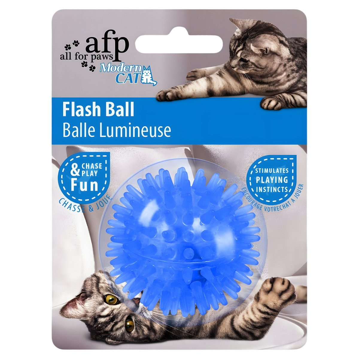 all for paws Tier-Intelligenzspielzeug Katzenspielzeug Modern Cat Flash Ball
