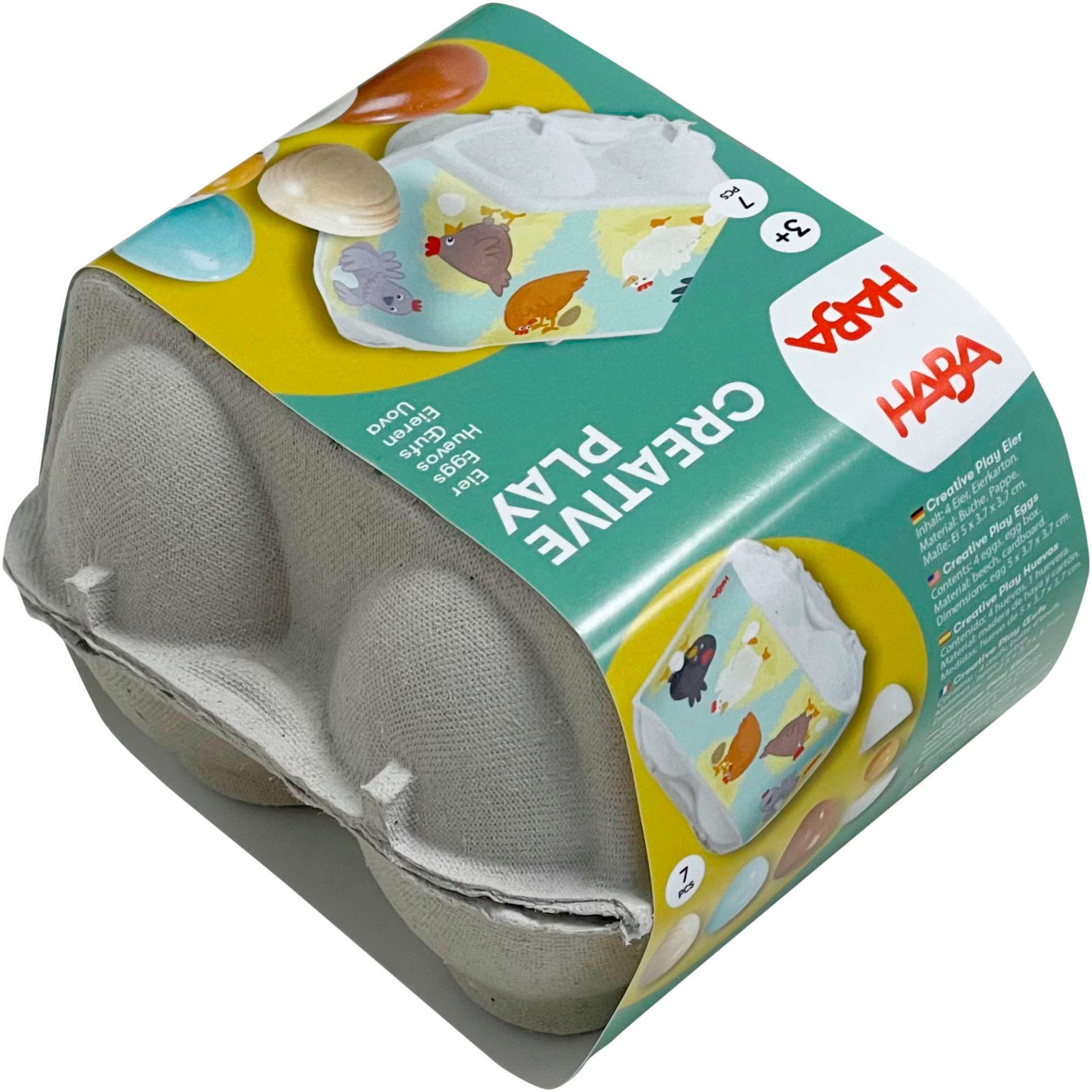 Haba Spiellebensmittel Creative Play - Eier