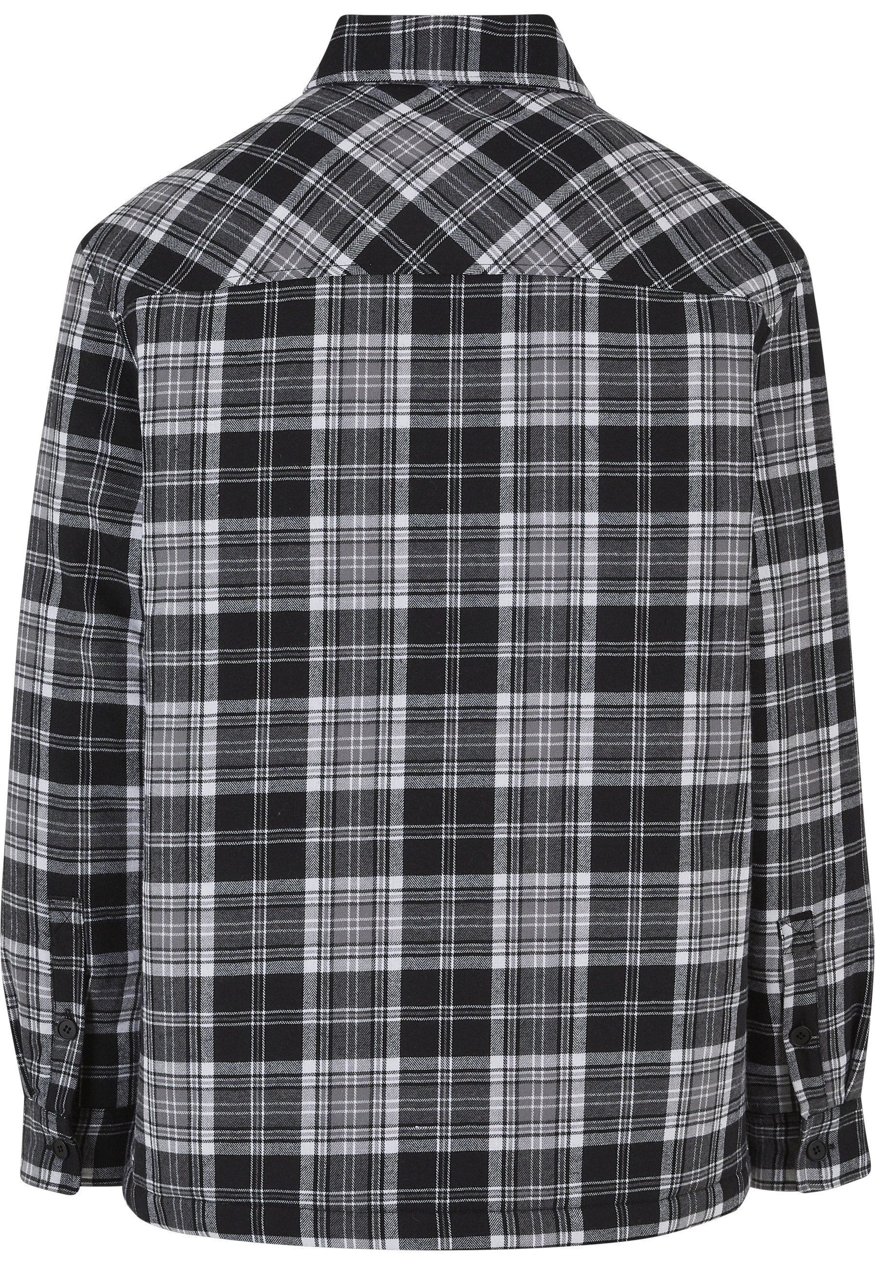 URBAN CLASSICS Langarm-Poloshirt Urban Classics Herren Padded Checked Shirt Jacket (1-tlg)